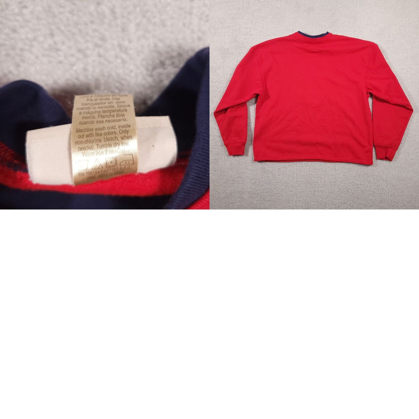 Vintage Vtg M&C Sport Grandma Sweatshirt Crewneck Women's Medium Red Embroidered Snowman Size XL / US 12-14 / IT 48-50 - 9 Thumbnail