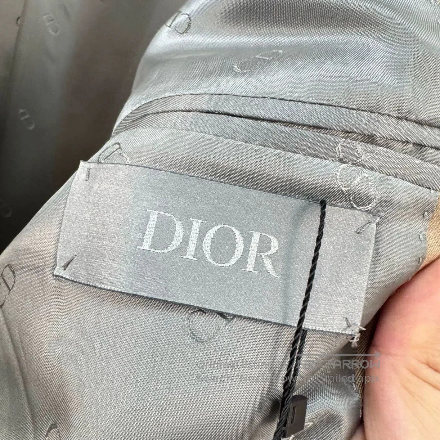 Dior dior beige double-breasted wool blazer. Size US L / EU 52-54 / 3 - 6 Thumbnail