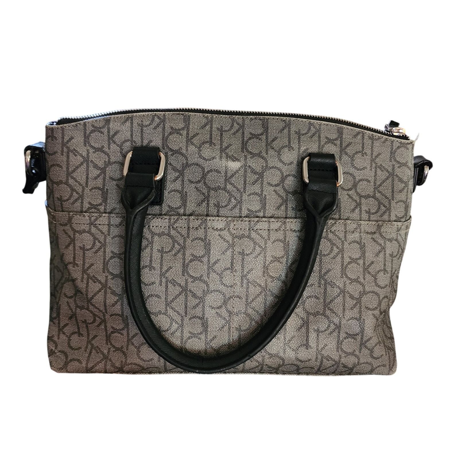 Calvin Klein Calvin Klein faux leather silver and black crossbody bag Size ONE SIZE - 2 Thumbnail