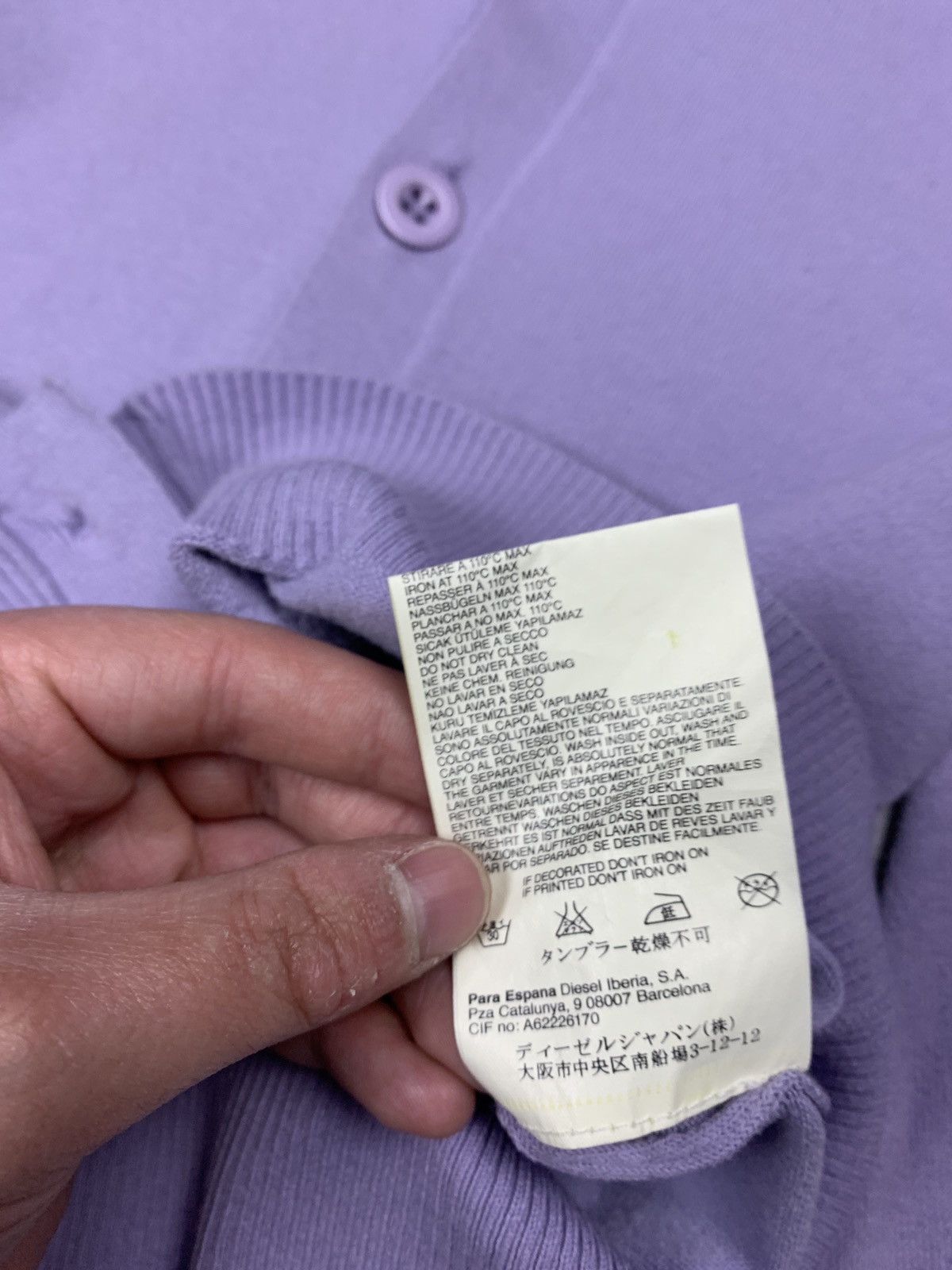 Diesel Vintage Diesel Luxury Cardigan V-Neck Italian designer Size US M / EU 48-50 / 2 - 9 Thumbnail