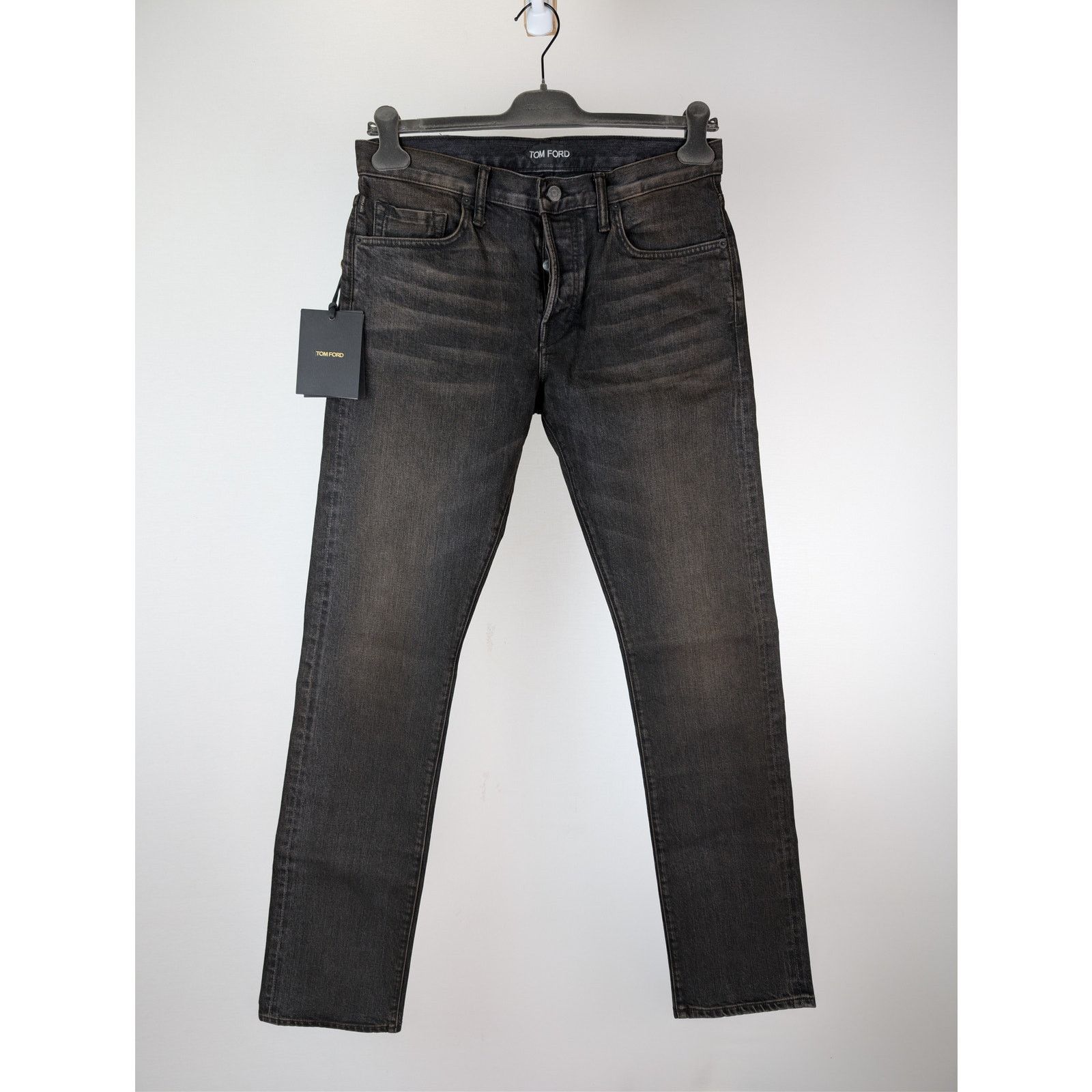 Tom Ford o1rshd1 Straight Fit Denim Jeans in Brown Size US 34 / EU 50 - 1 Thumbnail