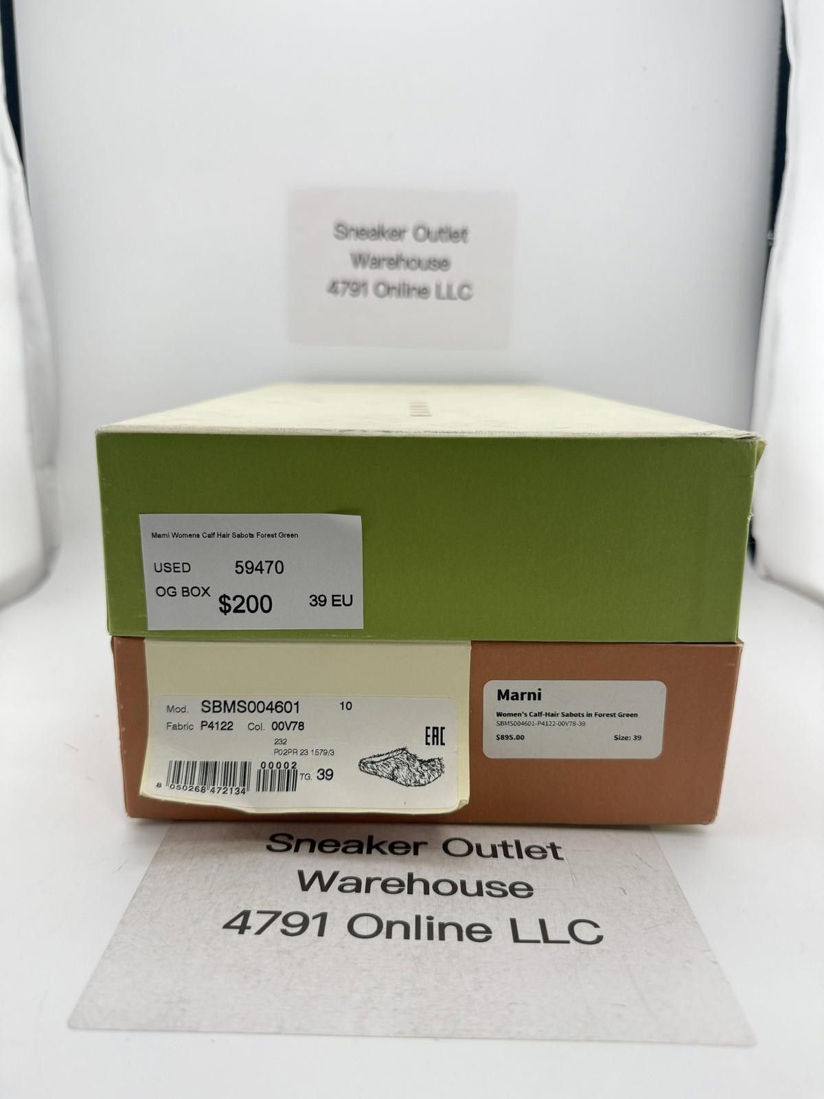 Marni Marni Women's Calf Hair Forest Green EU 39 Used with Box Size US 9 / IT 39 - 6 Thumbnail