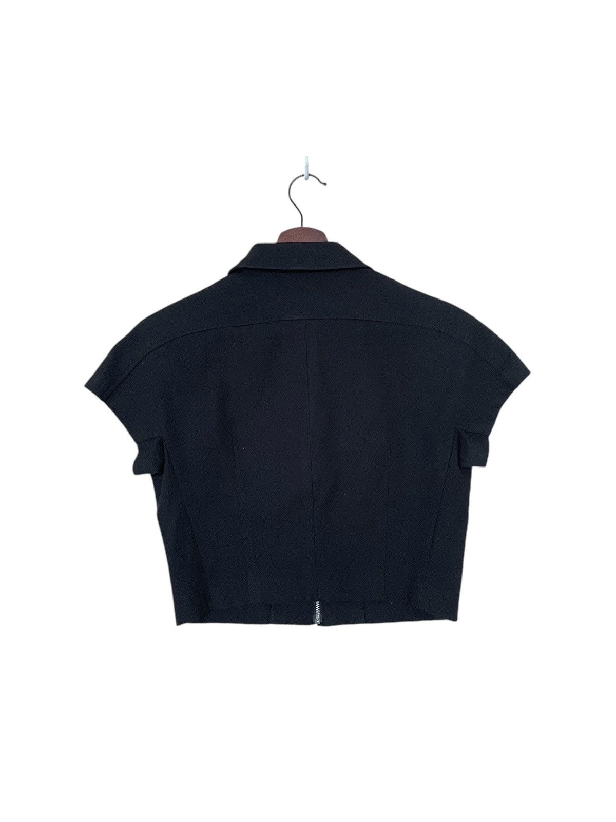 Balenciaga Vintage Brand Balenciaga Crop Top 1990s Size XS / US 0-2 / IT 36-38 - 2 Thumbnail