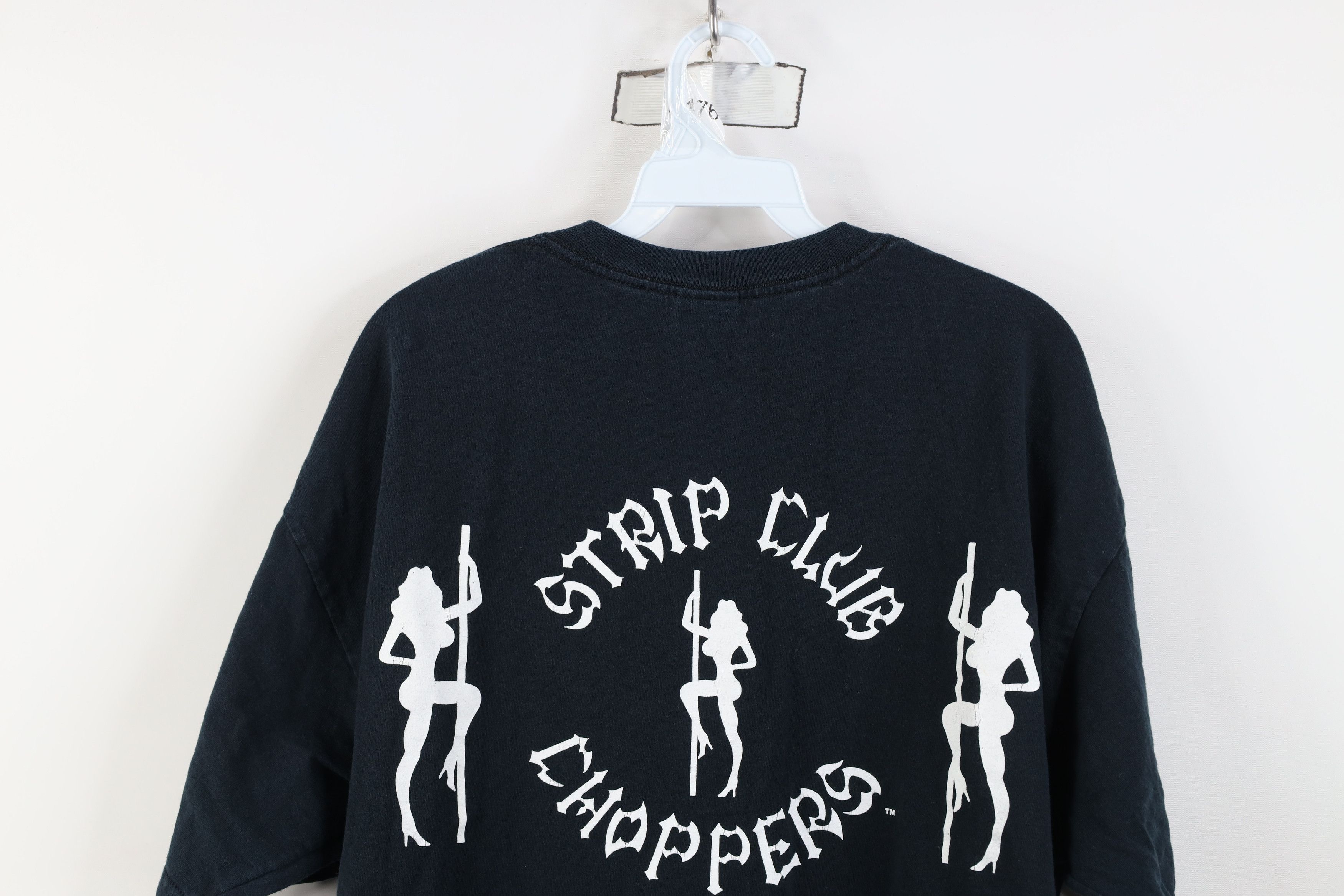 Vintage Vintage Streetwear Club Choppers Short Sleeve T-Shirt Black Size US XL / EU 56 / 4 - 13 Thumbnail