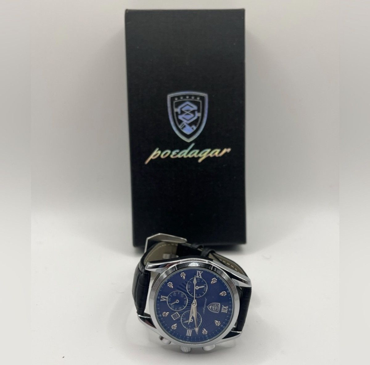Other Poedagar Black Leather Watch Size ONE SIZE - 1 Thumbnail