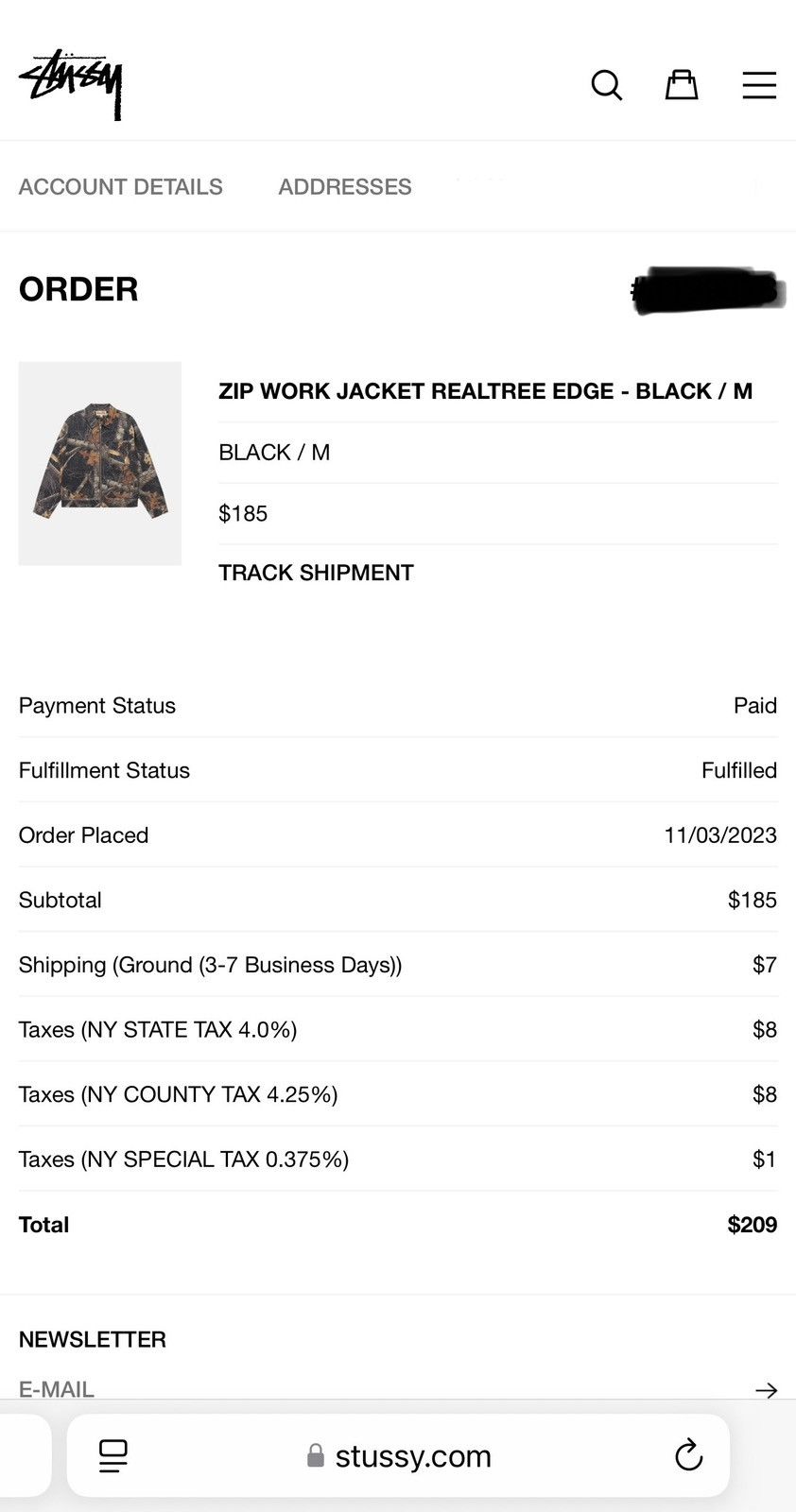 Stussy Stussy Zip Work Jacket Realtree Edge | Grailed