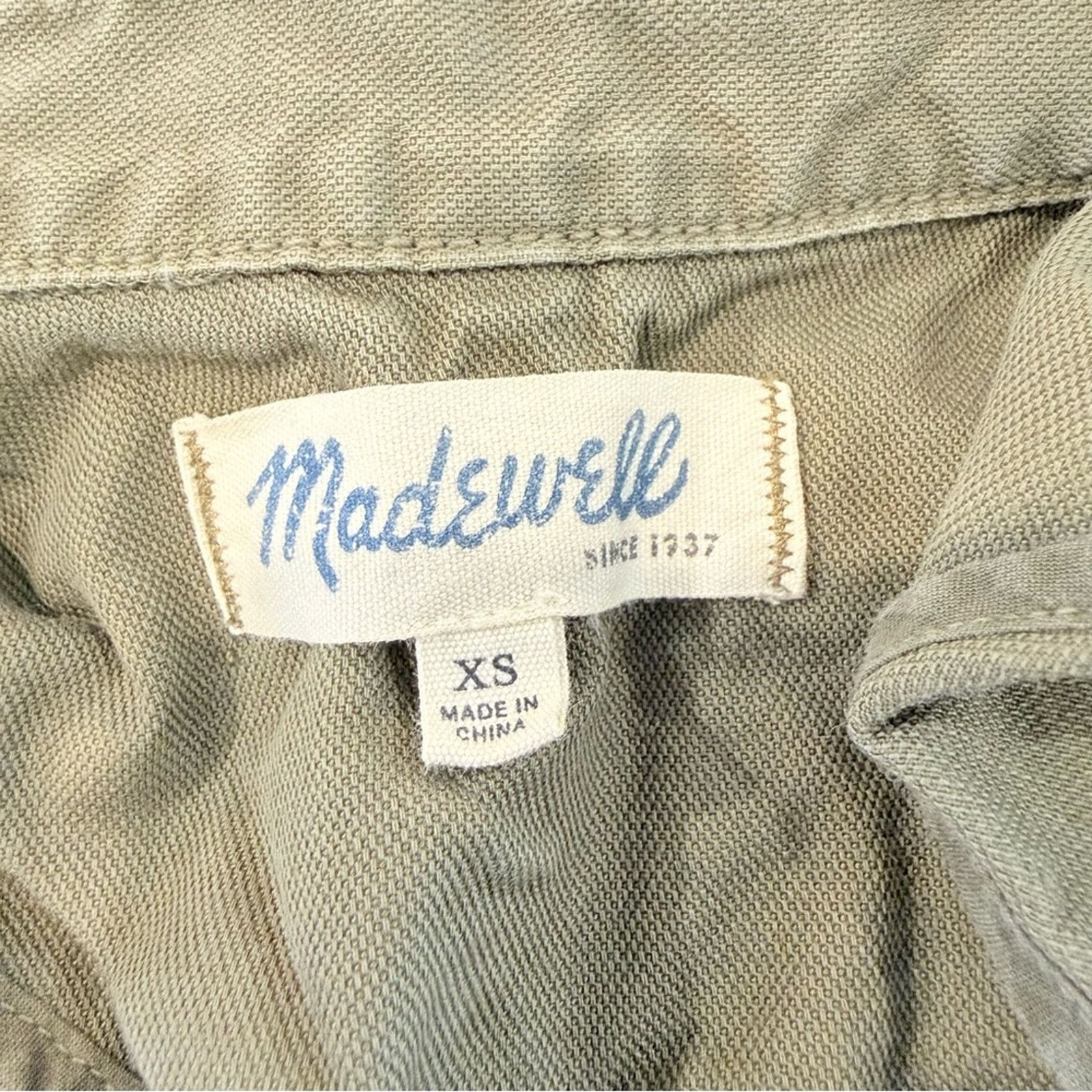 Madewell Madewell Military Oversized Cargo Vest Womens XS ArmyGreen Size XS / US 0-2 / IT 36-38 - 6 Thumbnail