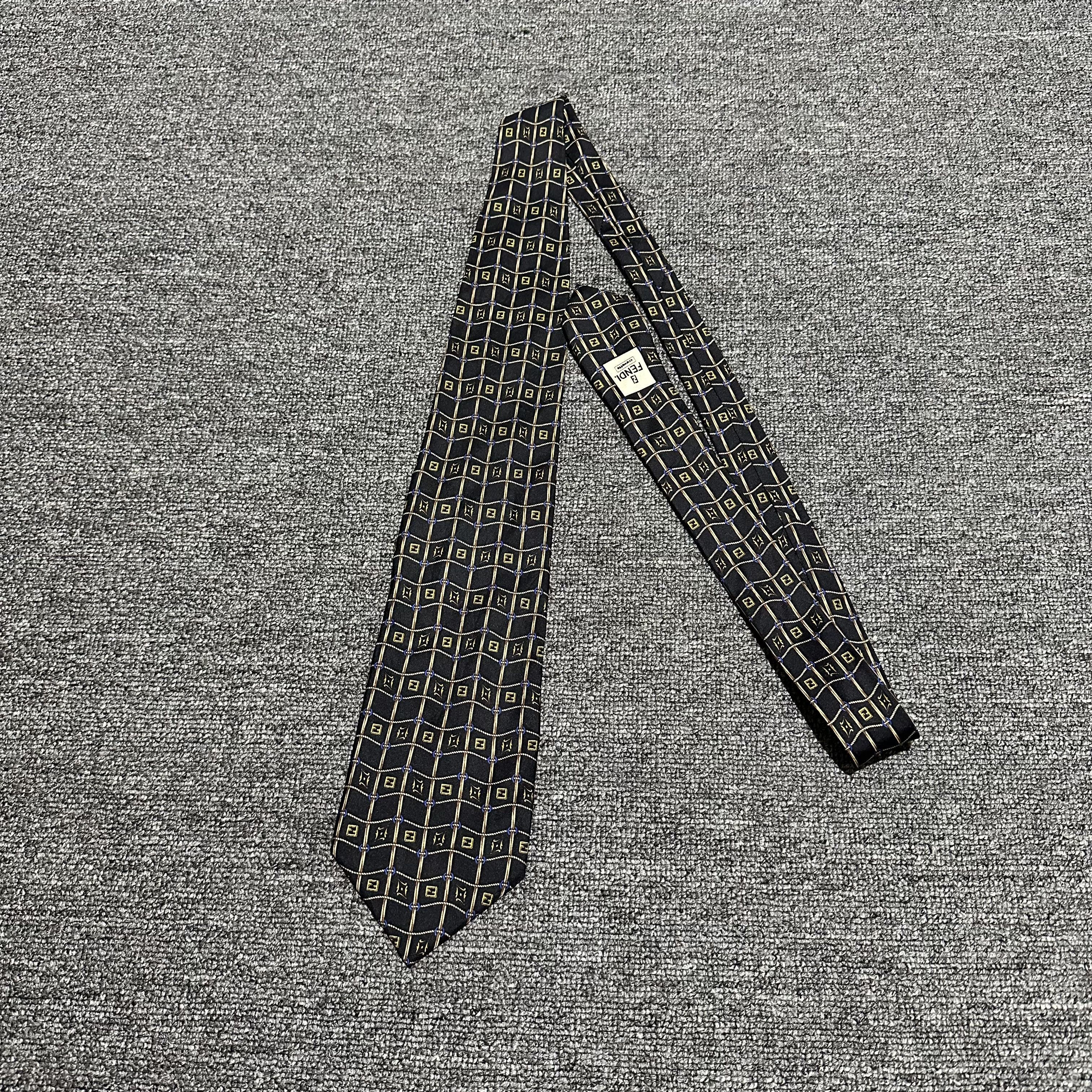 Fendi Fendi Silk Tie Size ONE SIZE - 1 Thumbnail