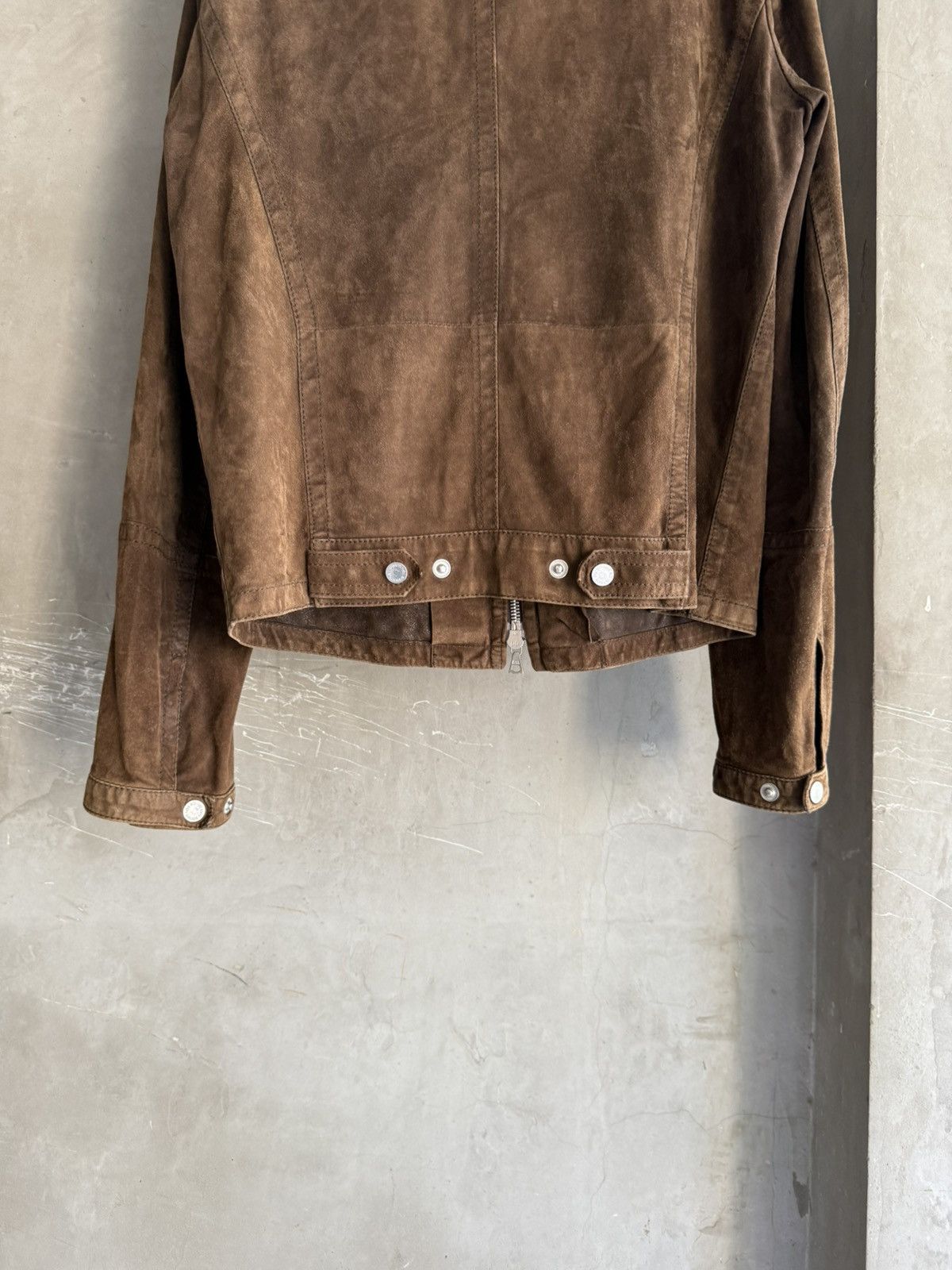 Neil Barrett Neil Barrett Brown Suede Lamb Leather Jacket Size US XS / EU 42 / 0 - 7 Thumbnail