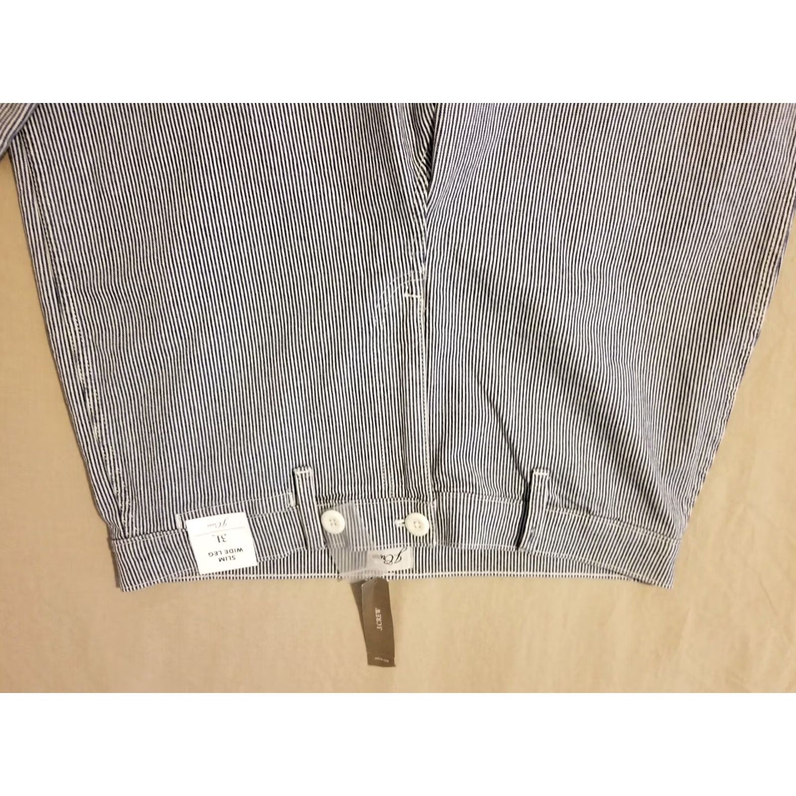 J.Crew J. Crew Grey Khaki Capri Dress Pants 31 Cotton Slack Trouser Womens New Size 24" / US 00 / IT 34 - 4 Thumbnail
