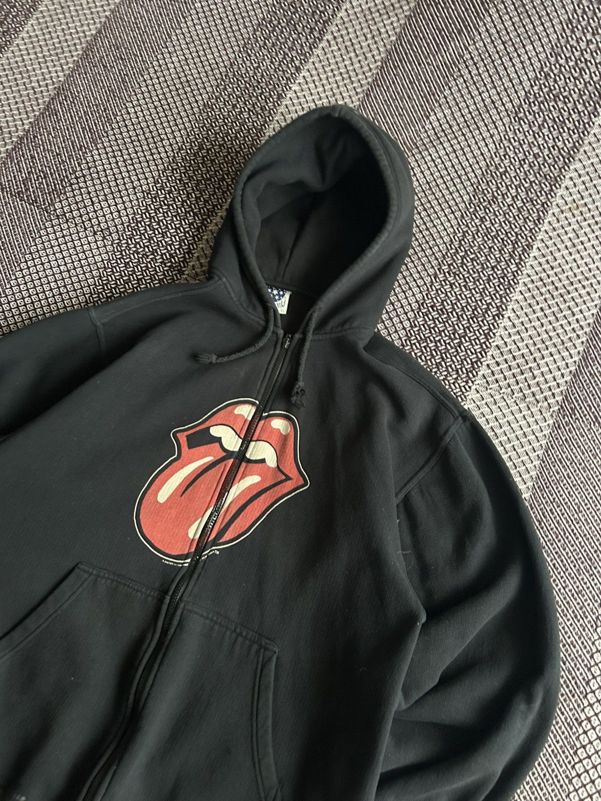 Band Tees Vintage Rolling Stones Zip Up Hoodie Streetwear Rock N Roll Size US XL / EU 56 / 4 - 4 Thumbnail