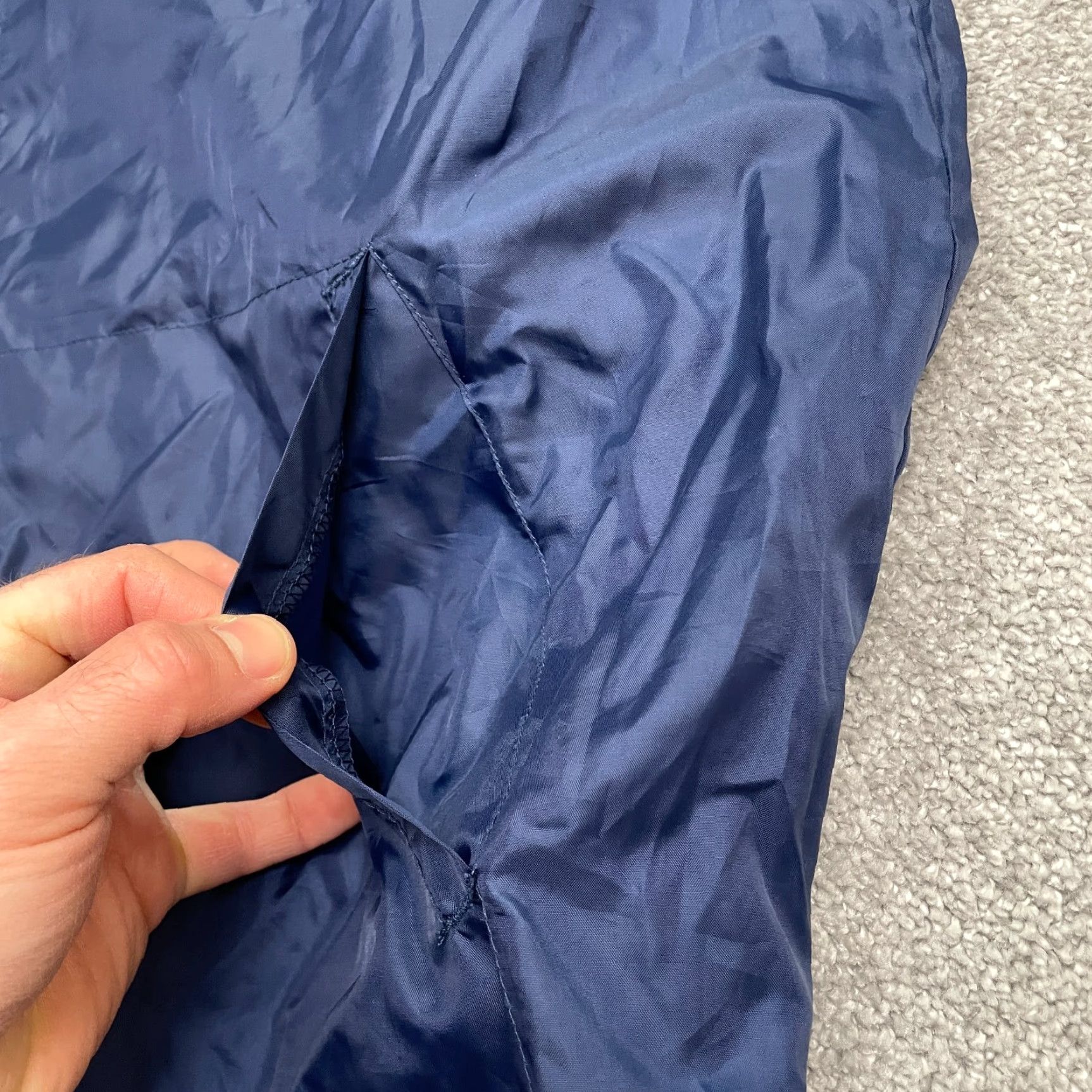 Rains John Hall's Alaska Windbreaker Mens Jacket Regular Medium Blue Full Zip Outdoor Windbreaker Size US M / EU 48-50 / 2 - 7 Thumbnail
