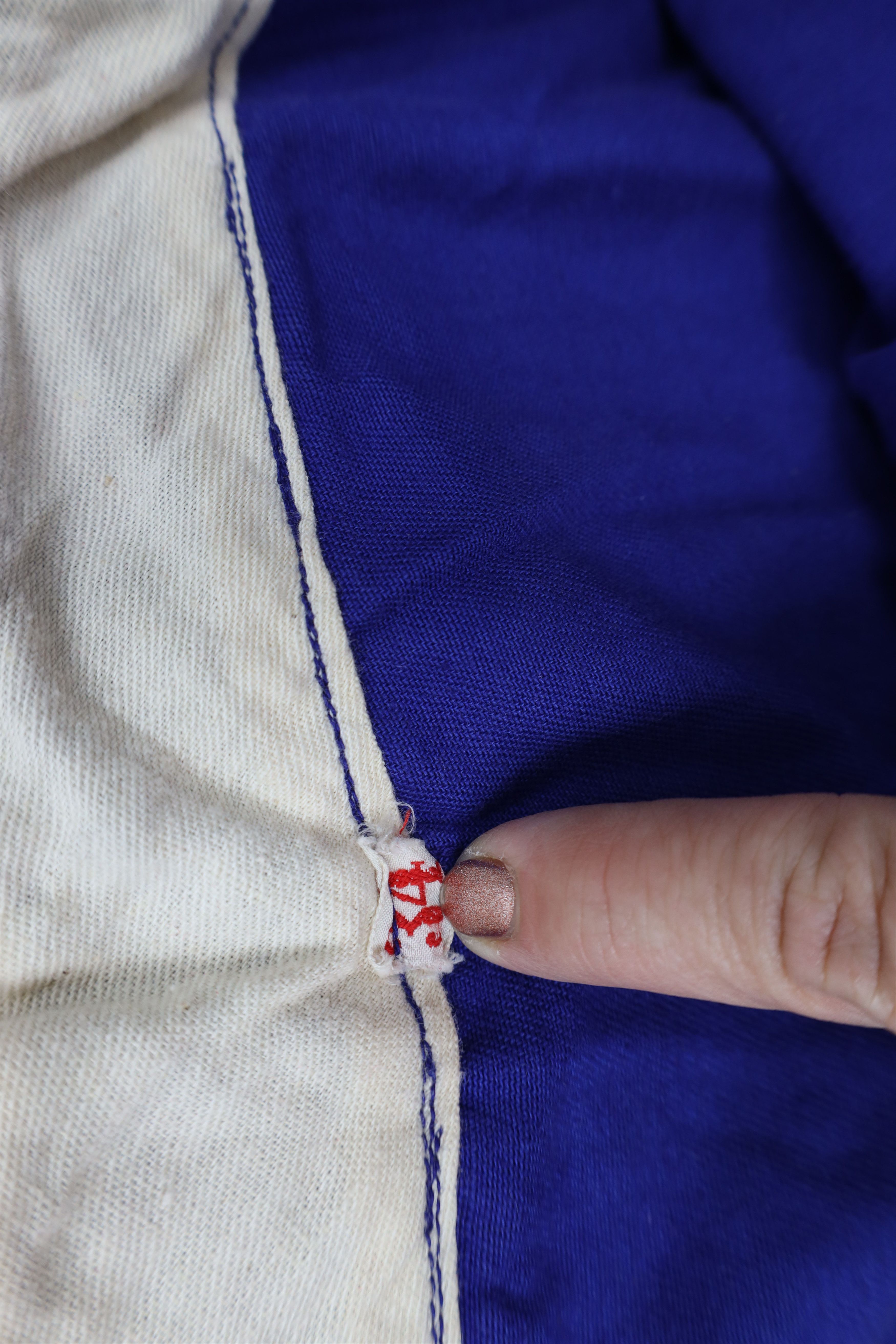 Vintage Vintage 40s 50s Button Fly Baseball Uniform Pants Blue USA Size US 34 / EU 50 - 9 Thumbnail