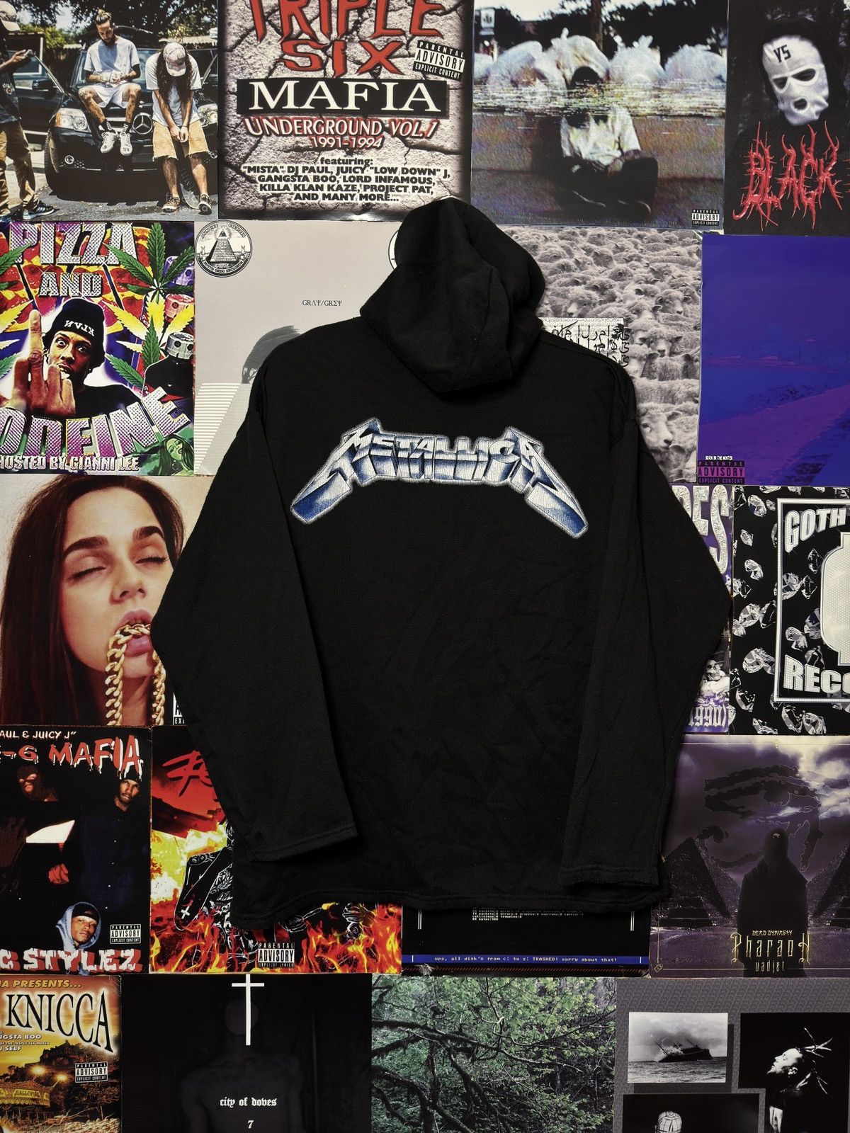 Metallica Vintage Metallica 90s Ride The Lightning Hoodie Size US M / EU 48-50 / 2 - 5 Thumbnail