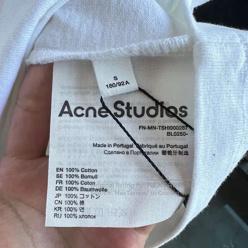 Acne Studios Acne Studios White Cotton Long Sleeve Sweatshirt. Size US S / EU 44-46 / 1 - 6 Thumbnail
