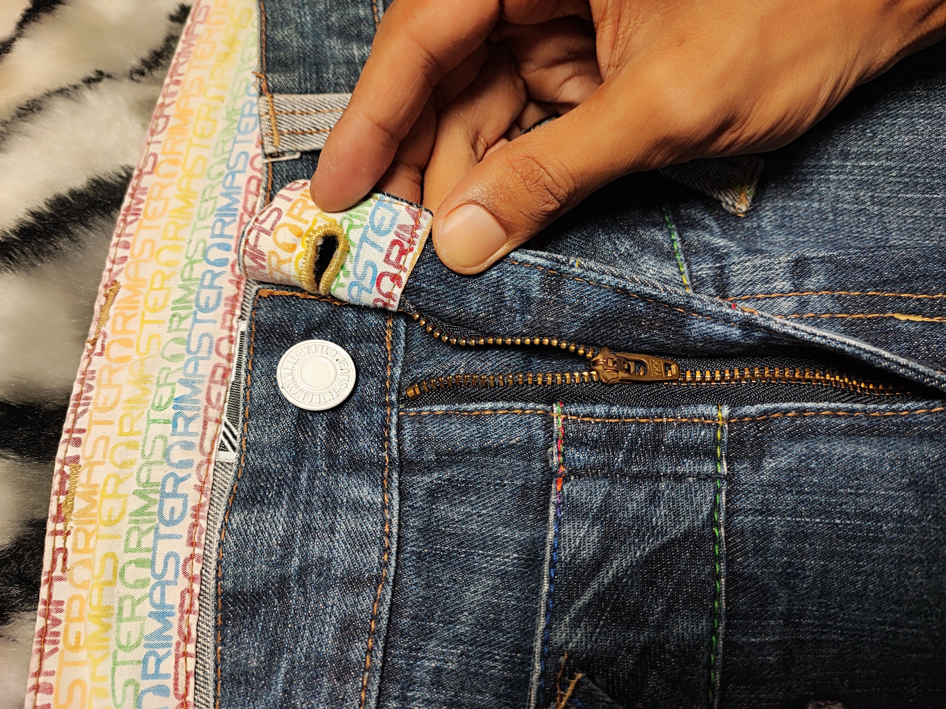 Japanese Brand × Vintage Rimaster Grunge Distressed Denim Jeans Size US 32 / EU 48 - 7 Thumbnail