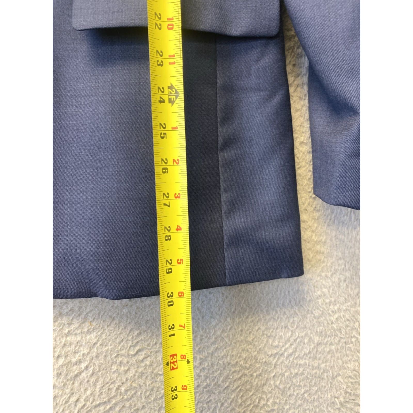 Jos. A. Bank VINTAGE Jos A. Bank Men's Blazer Sport Coat Jacket Wool 42R Blue Formal Tuxedo Mens Size 42R - 4 Thumbnail