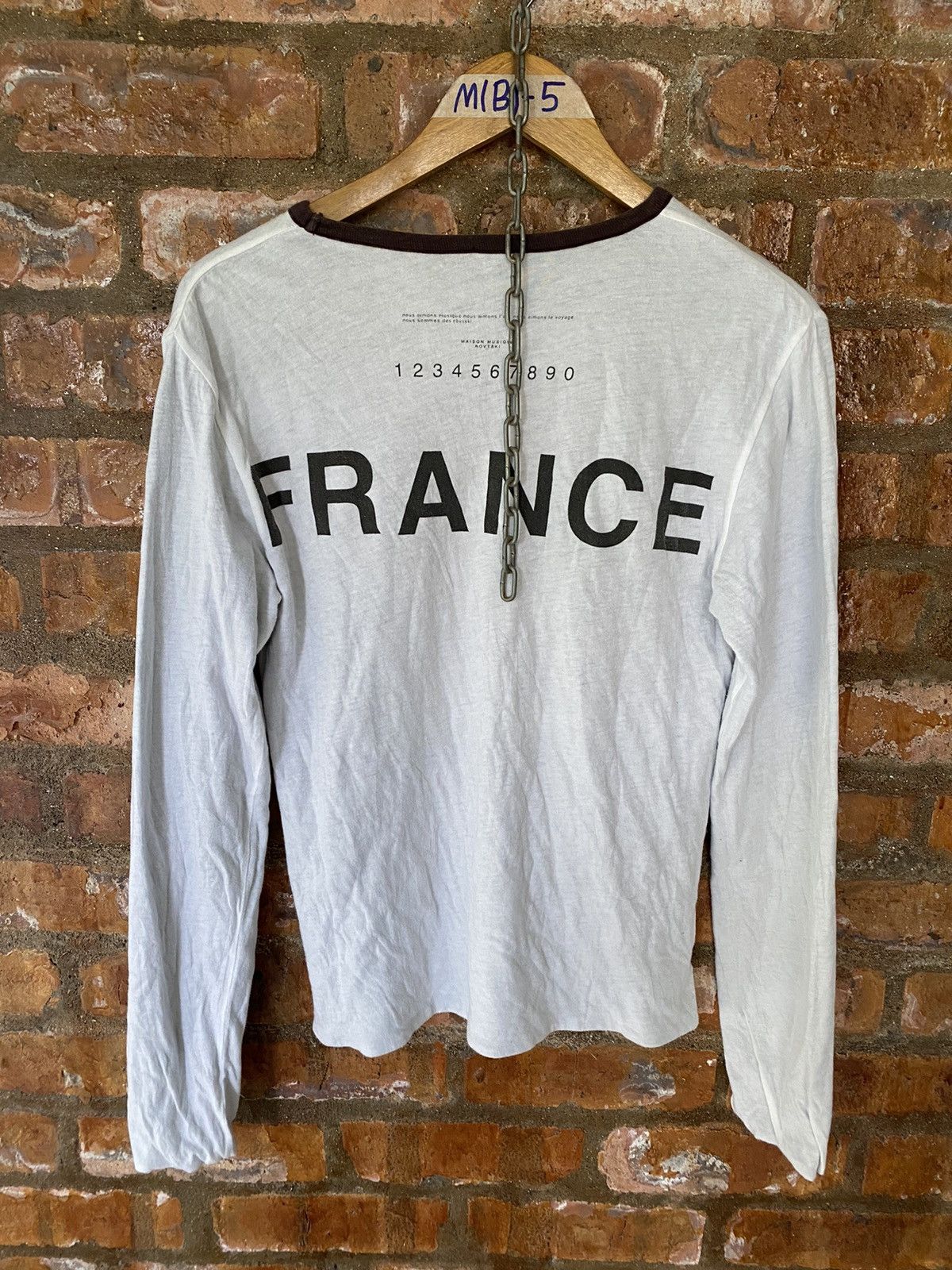 Japanese Brand 2000s Rovtski France Poem and Sex reversible shirt Size US M / EU 48-50 / 2 - 7 Thumbnail