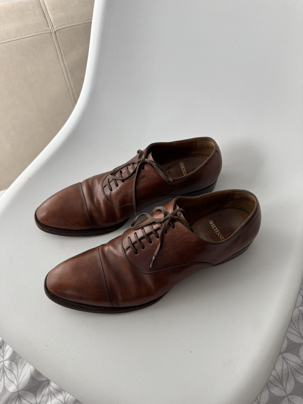 Designer × Japanese Brand Shetland Fox Japan Dress Shoes Size US 9 / EU 42 - 4 Thumbnail