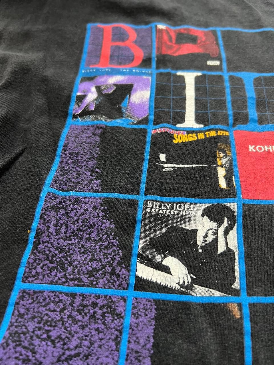 Band Tees × Vintage Vintage 1989/1990 Billy Joel Storm Front Album Cover Tshirt Size US L / EU 52-54 / 3 - 6 Thumbnail