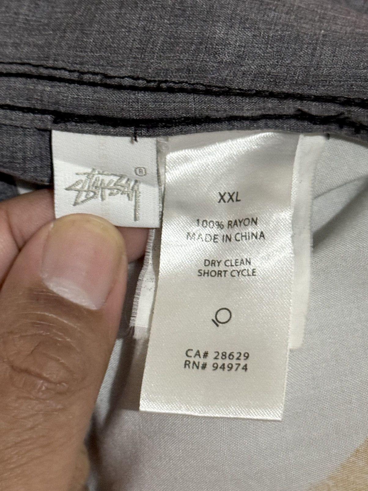 Stussy Stussy Pool Hall Shirt Black Size US XXL / EU 58 / 5 - 4 Thumbnail