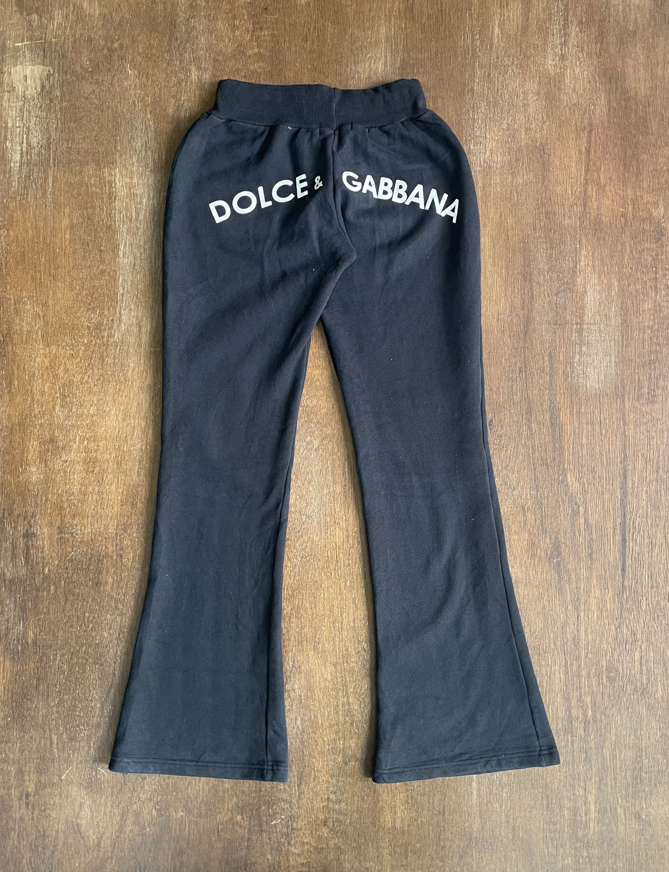 Dolce & Gabbana DOLCE & GABBANA Big G Vintage Bootleg Sweatpants Jogger Size US 29 - 6 Thumbnail