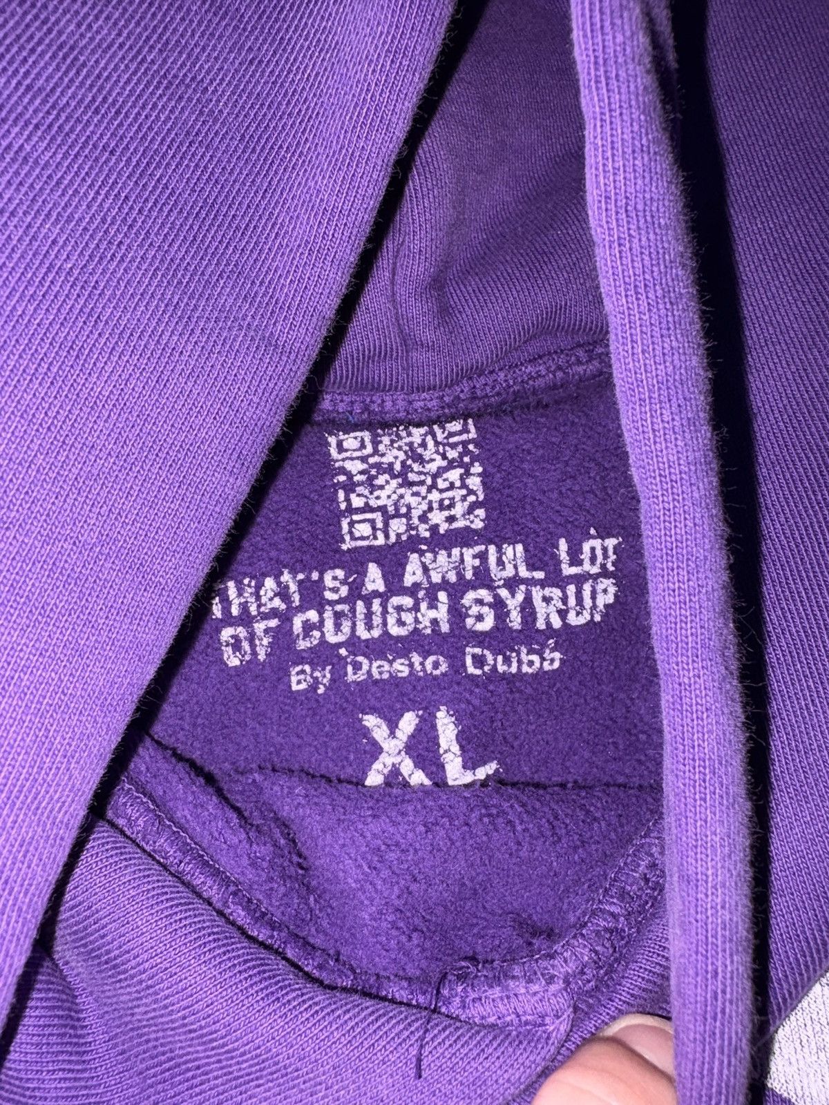 Awful Lot of Cough Syrup Awful lot of cough syrup purple glock hoodie Size US XL / EU 56 / 4 - 5 Thumbnail