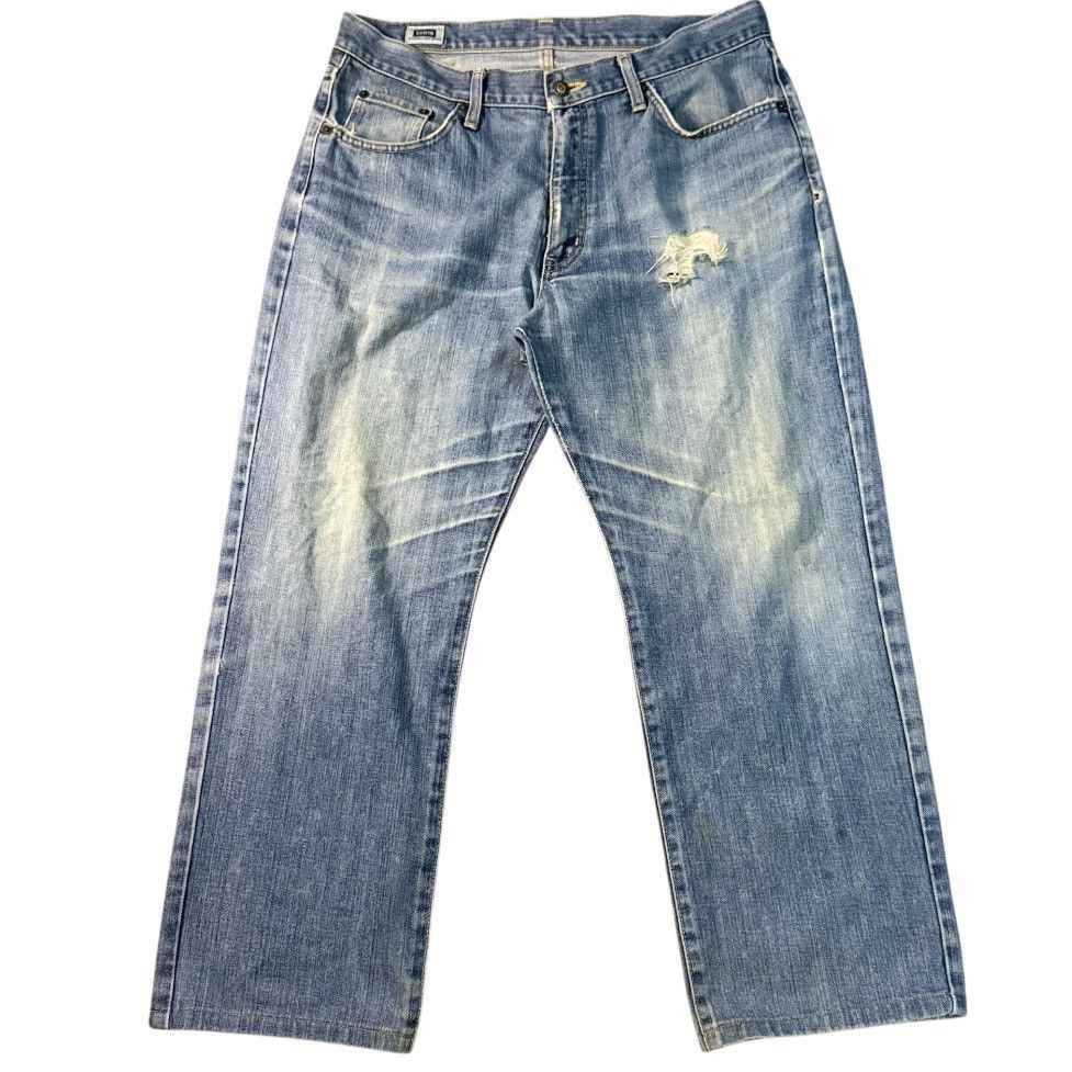 14th Addiction Vintage Japanese Edwin 404 Distressed Aging Faded Denim W34 Size US 34 / EU 50 - 1 Thumbnail