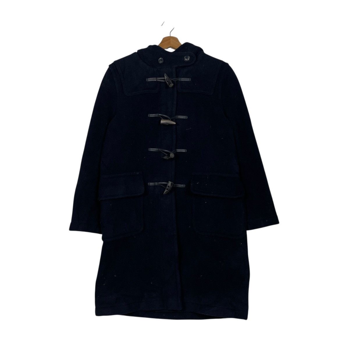 Other Made In England London Traditional Wool Duffle Coat Size M / US 6-8 / IT 42-44 - 1 Thumbnail
