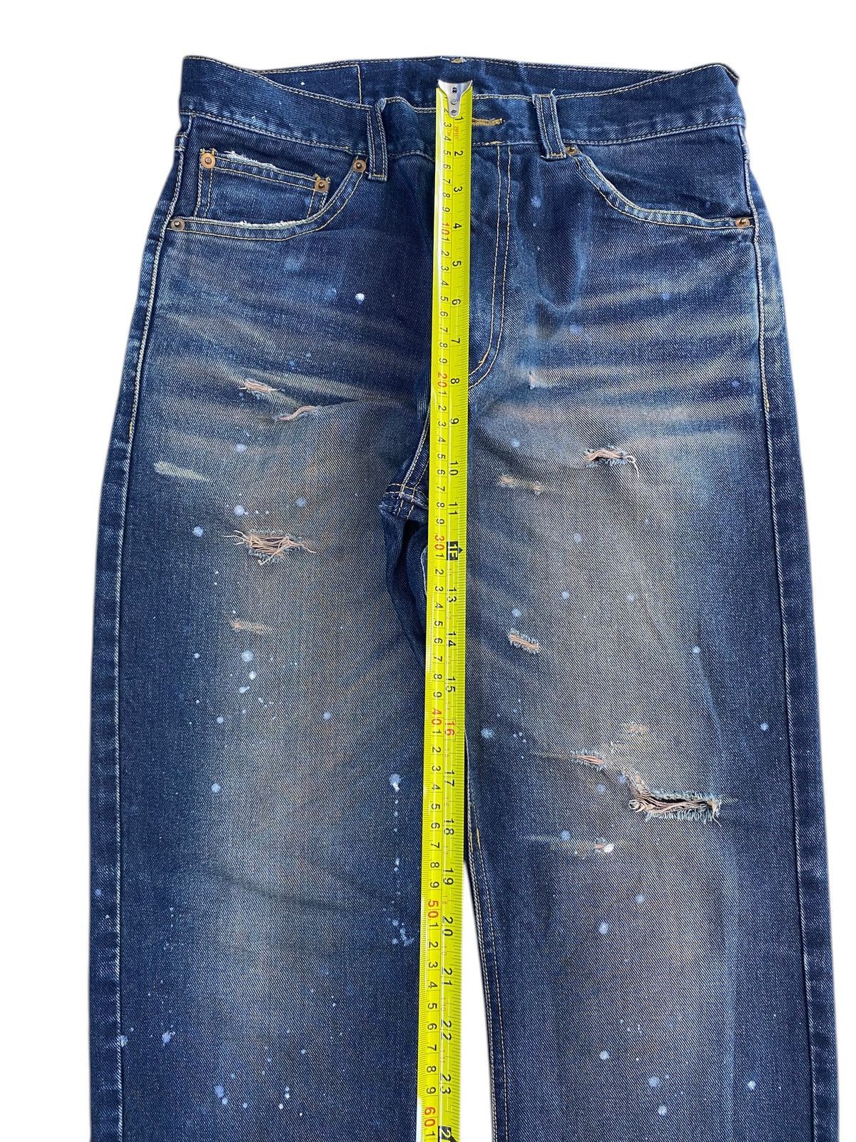 Japanese Brand Japanese Brand Splatter Paint Style Straight Cut Jeans Size US 28 / EU 44 - 6 Thumbnail