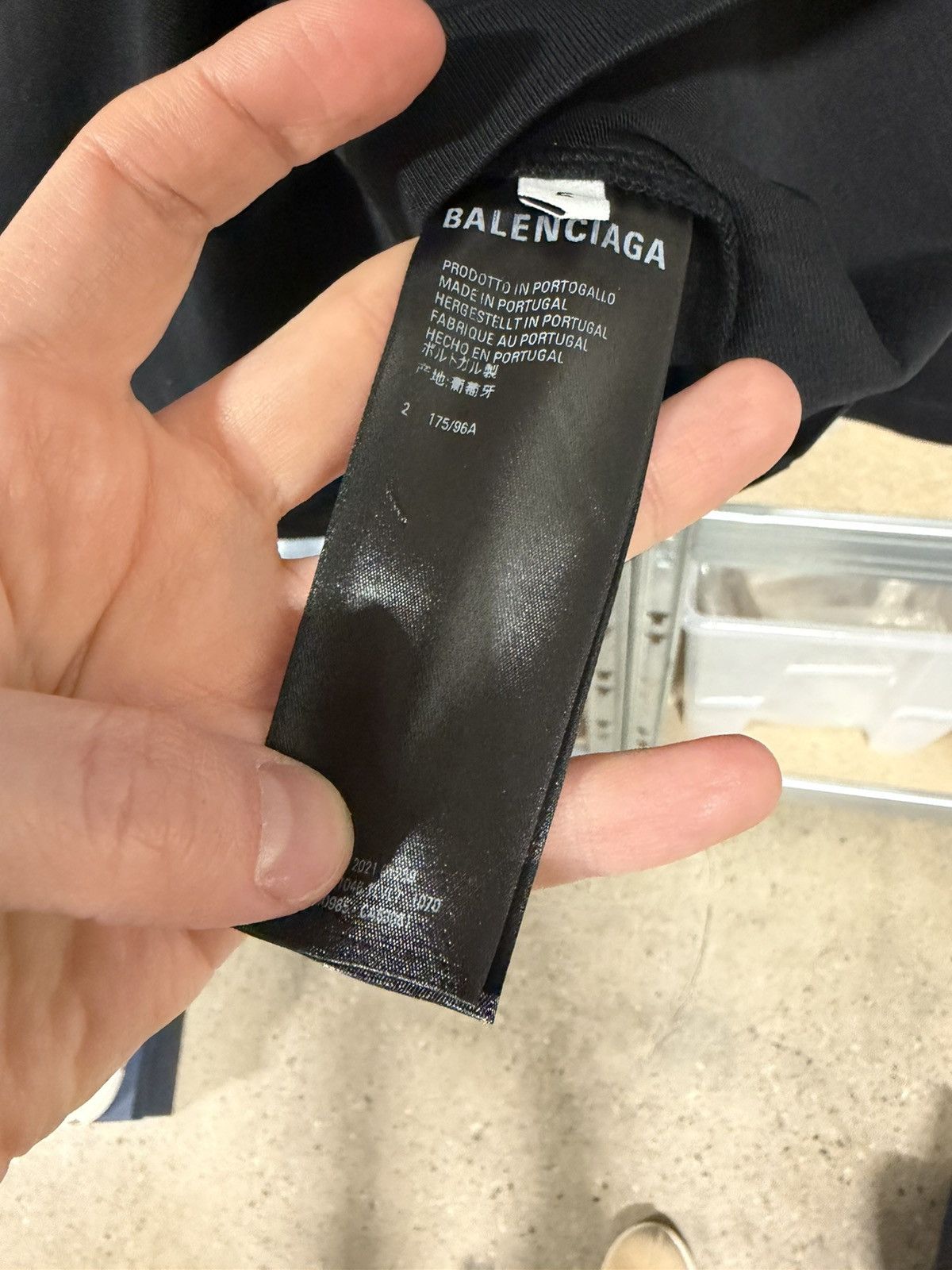 Balenciaga Balenciaga Paris Long Sleeve T-Shirt NEW 850$ Size US XL / EU 56 / 4 - 4 Thumbnail