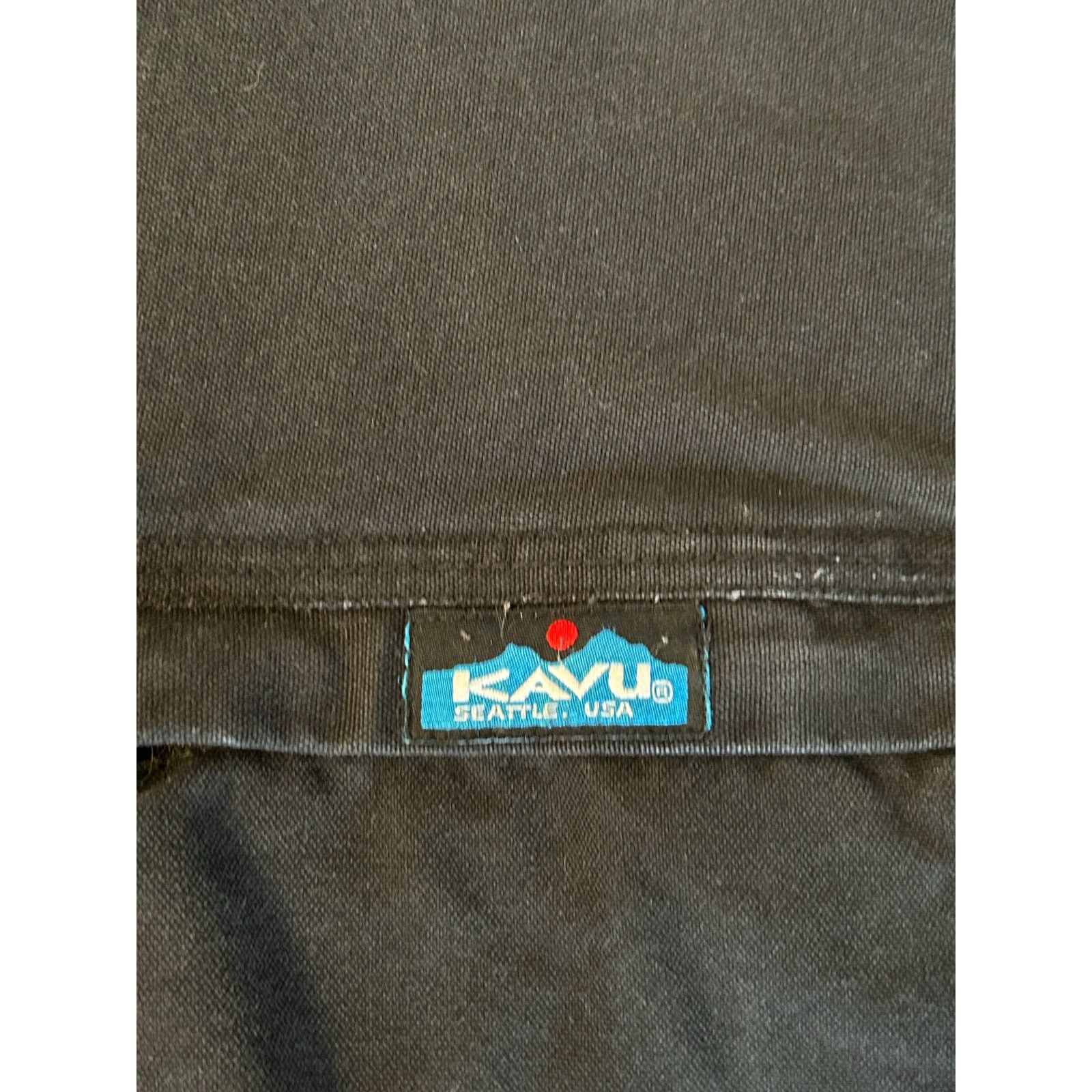KAVU Vintage KAVU Jacket Black Half-Zip Pullover Size Large Size US L / EU 52-54 / 3 - 4 Thumbnail