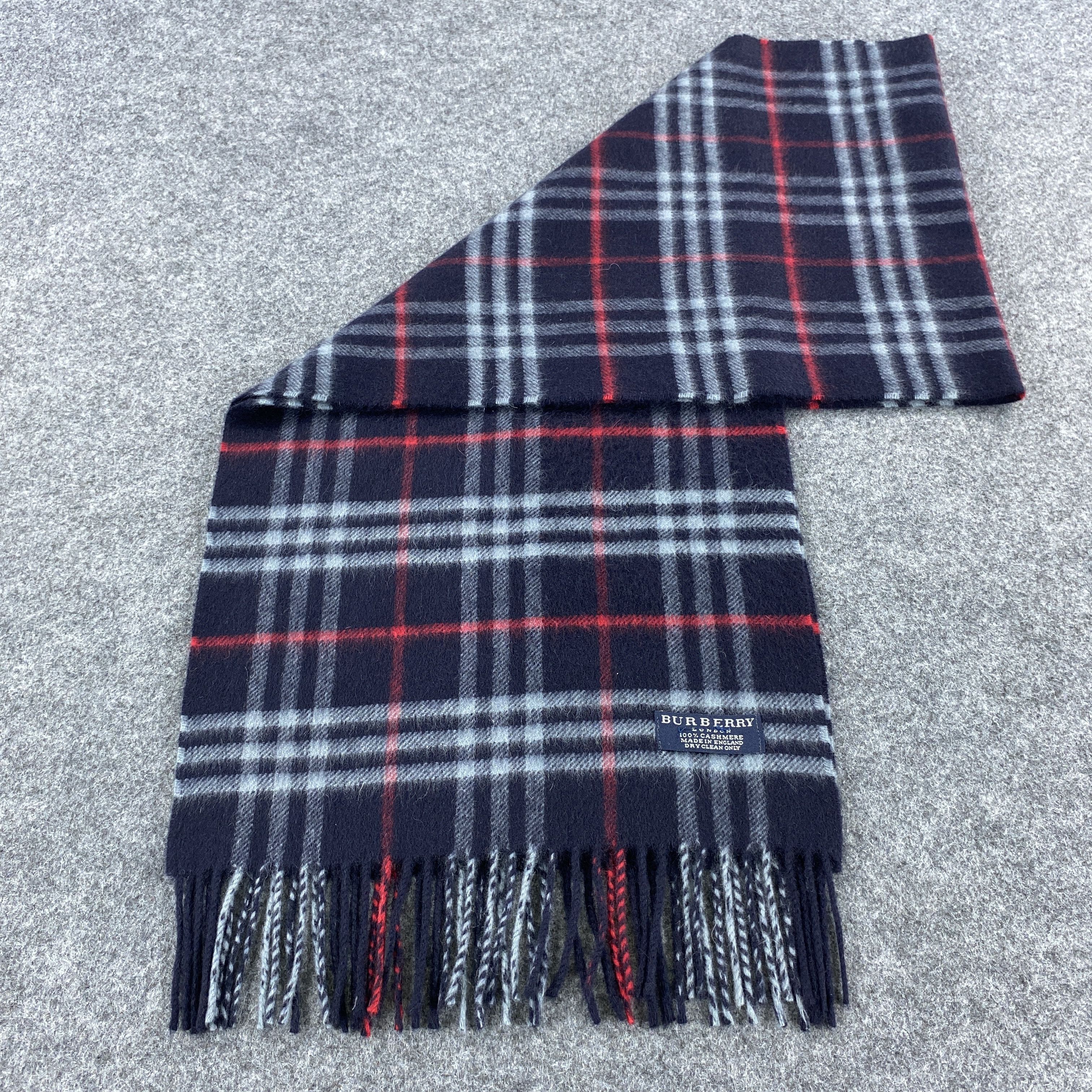 Burberry × Vintage Burberry Scarf # Muffler # Neckwear # D580 Size ONE SIZE - 6 Thumbnail