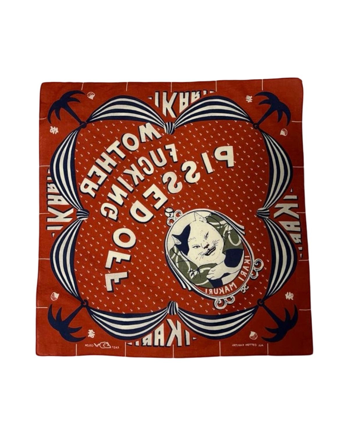 Kapital Kapital Cat Lover Bandana Size ONE SIZE - 2 Thumbnail
