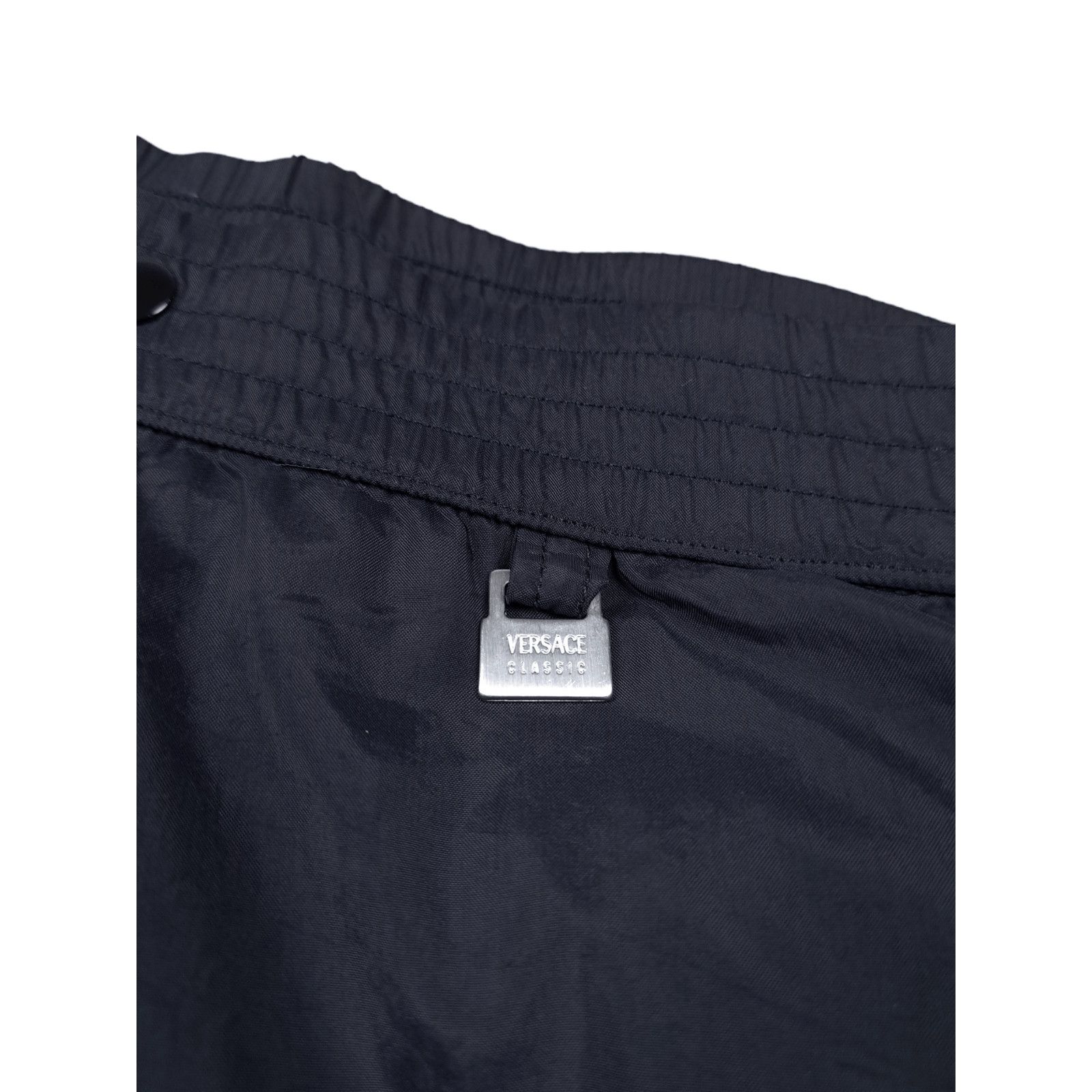 Versace 💎 Vintage Versace Classic Black Shorts Trunks Swimwear Size US 31 - 3 Thumbnail