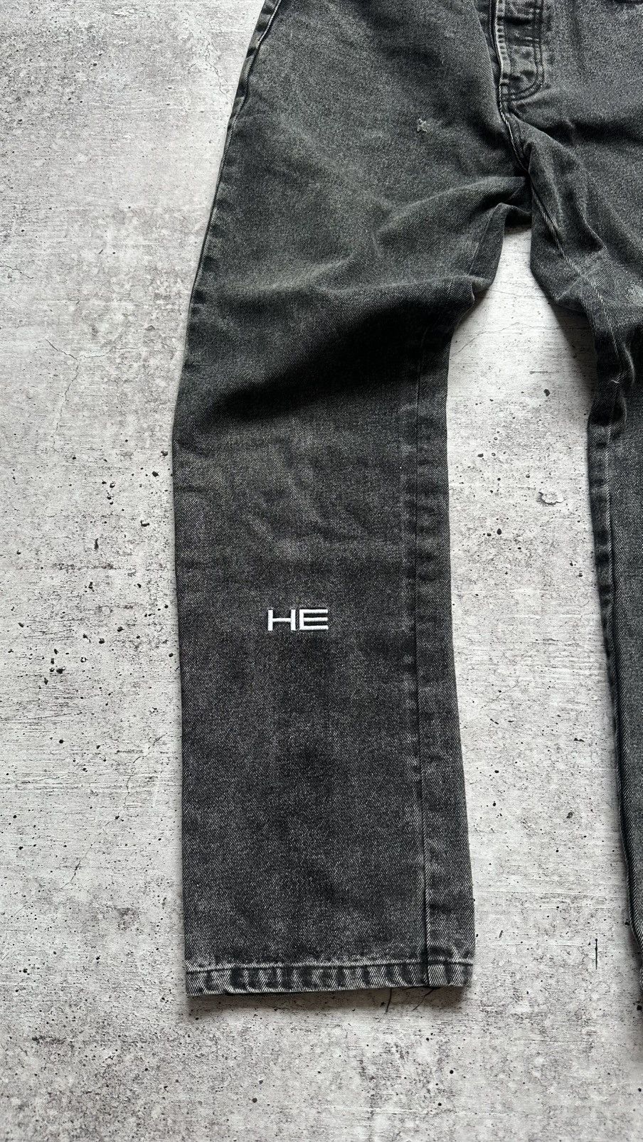 Heliot Emil Men's Heliot Emil Printed Denim Jeans Pants Size US 32 / EU 48 - 2 Thumbnail