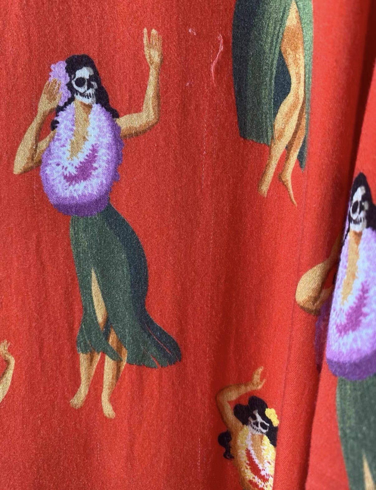 SSS World Corp SSS WORLD CORP. Skull Dancer Hawaiian Shirt K7 Size US S / EU 44-46 / 1 - 4 Thumbnail