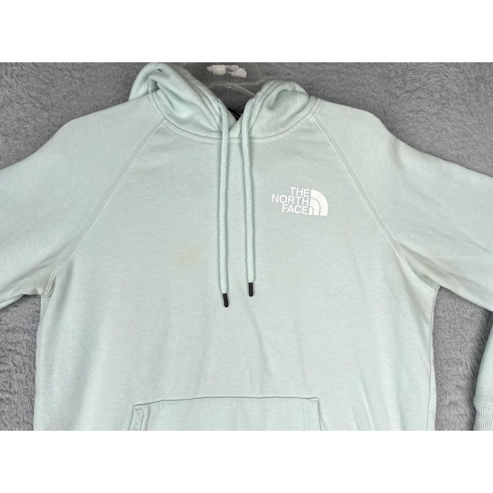 The North Face The North Face Hoodie Womens Medium Green Box Logo Pullover Jersey Sweatshirt Size M / US 6-8 / IT 42-44 - 4 Thumbnail