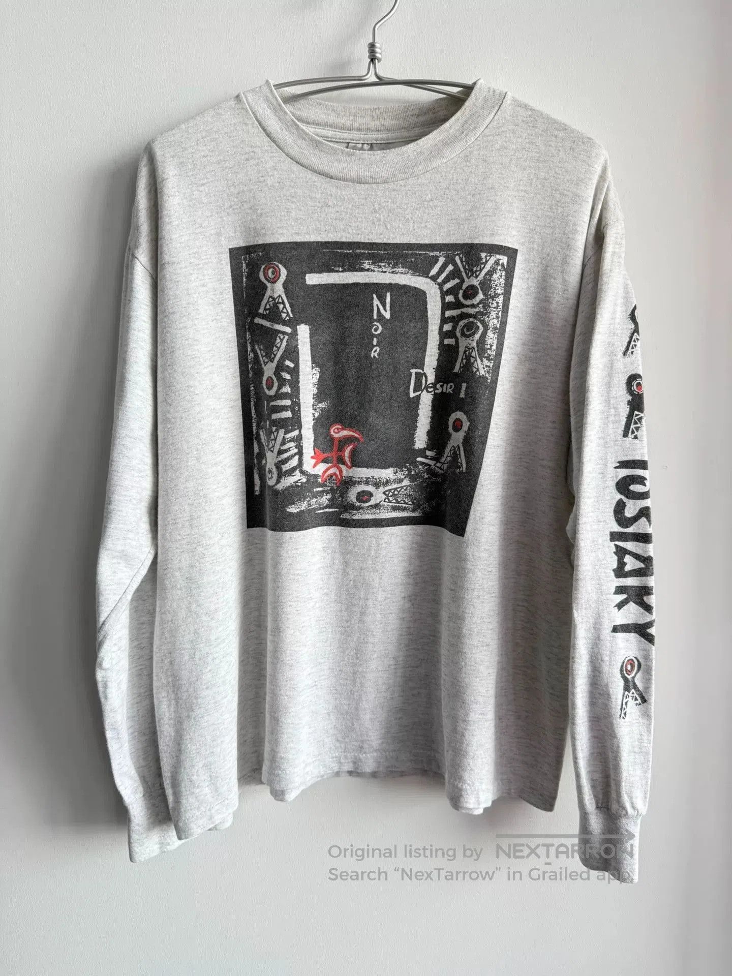 Vintage Vintage 90s NoirDésir Tostaky Band Tee. Size US L / EU 52-54 / 3 - 8 Thumbnail