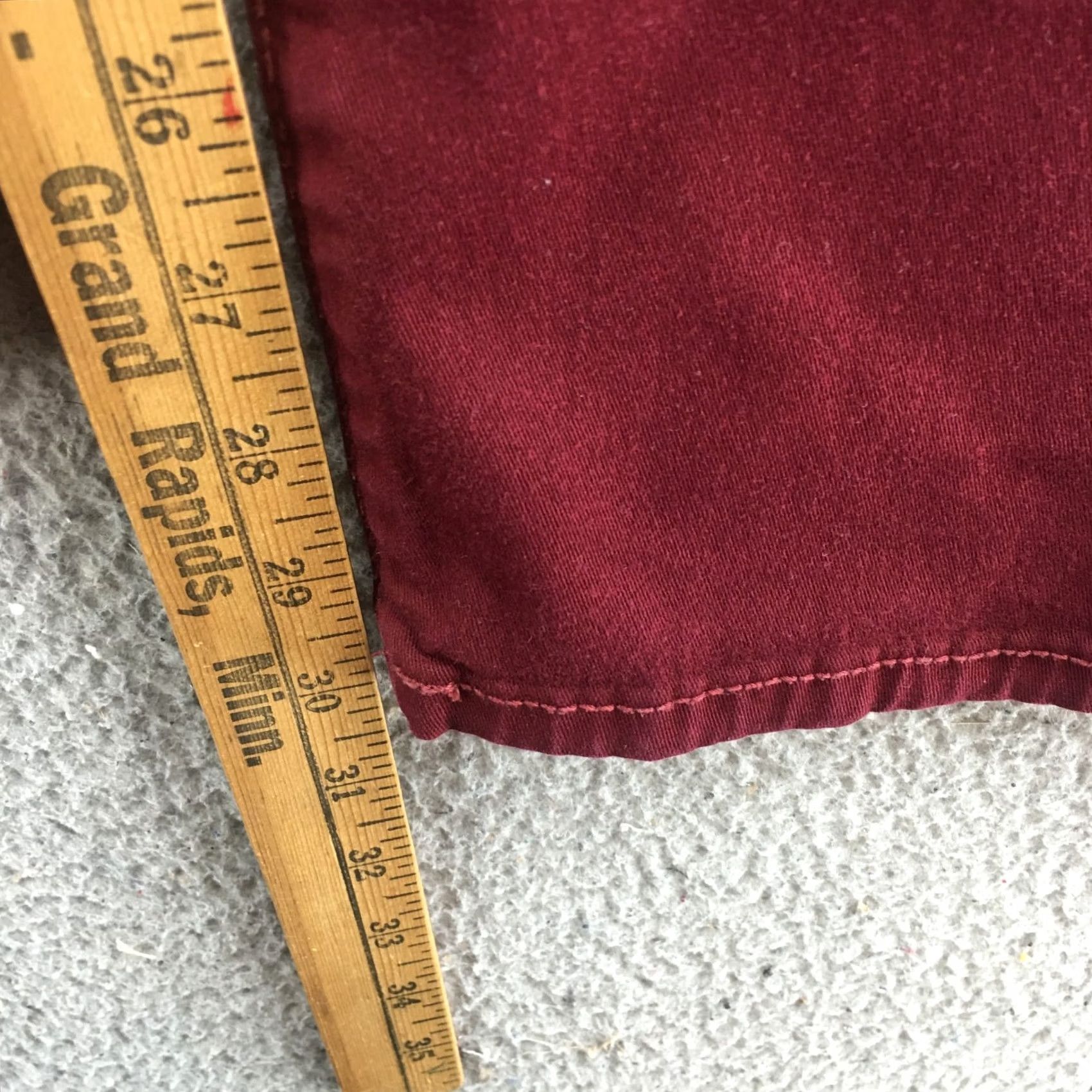 American Eagle Outfitters American Eagle Outfitters Dress Pants Women's 8 Solid Burgundy Mid Rise Zip Fly Straight Leg Men's? No Size 30" / US 8 / IT 44 - 7 Thumbnail