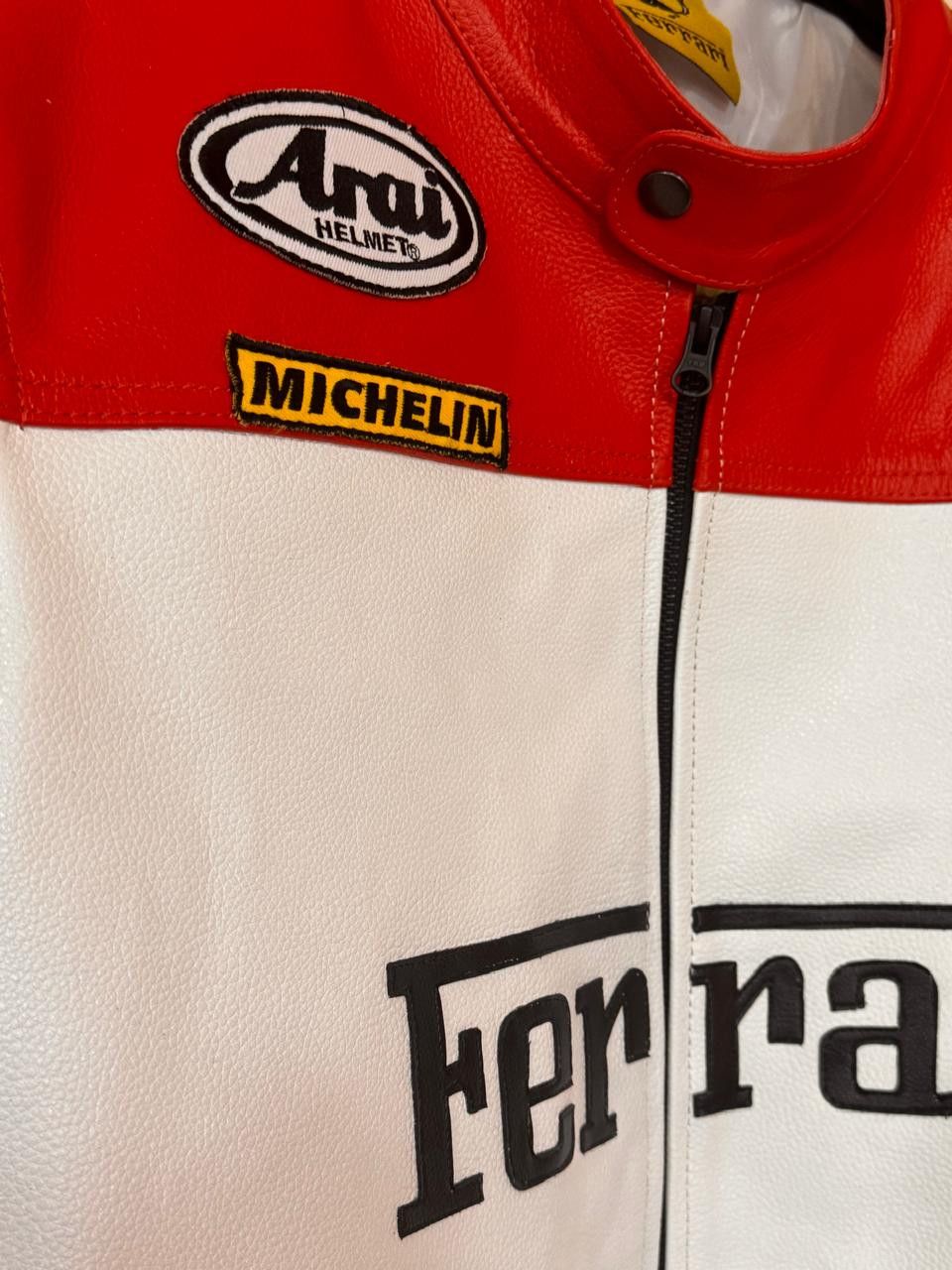 Ferrari × Vintage Vintage Ferrari Leather Jacket Size US L / EU 52-54 / 3 - 2 Thumbnail