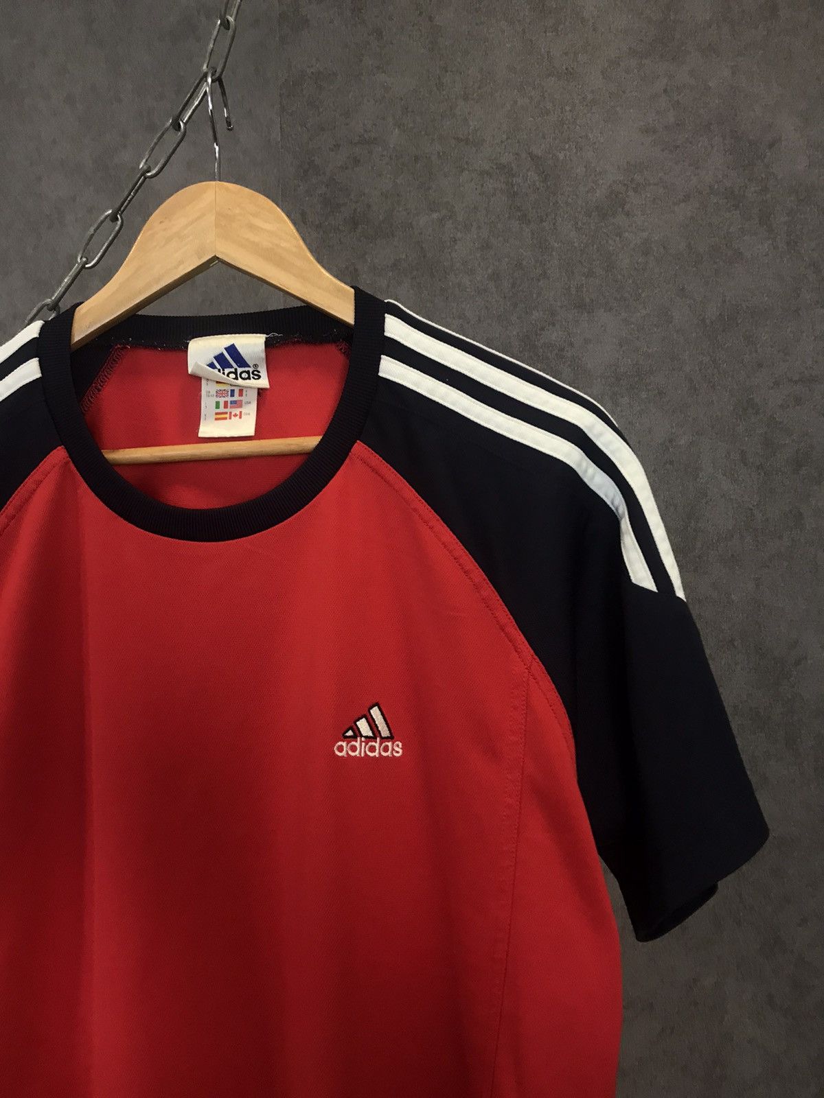Adidas × Vintage Adidas vintage sportwear tee Size US S / EU 44-46 / 1 - 2 Thumbnail