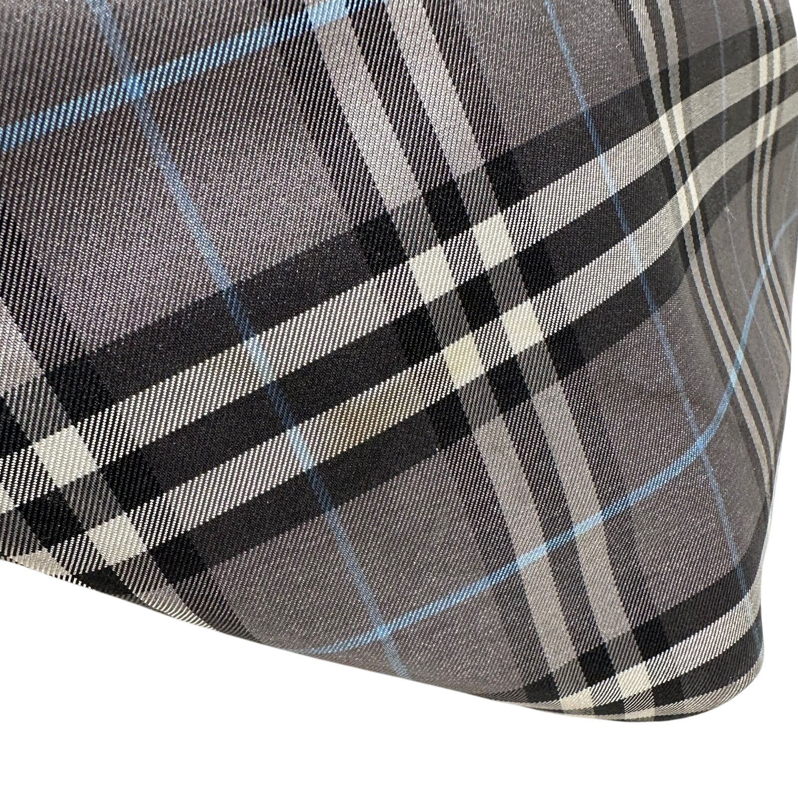 Burberry Autre Marque Burberrys London Gray Nova Check Blue Label Bag Size ONE SIZE - 13 Thumbnail