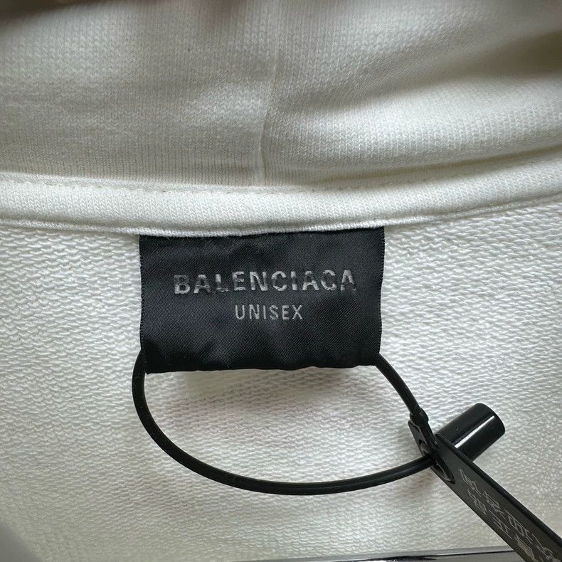 Balenciaga Balenciaga Racing letter logo printed long sleeve hooded s Size US S / EU 44-46 / 1 - 3 Thumbnail