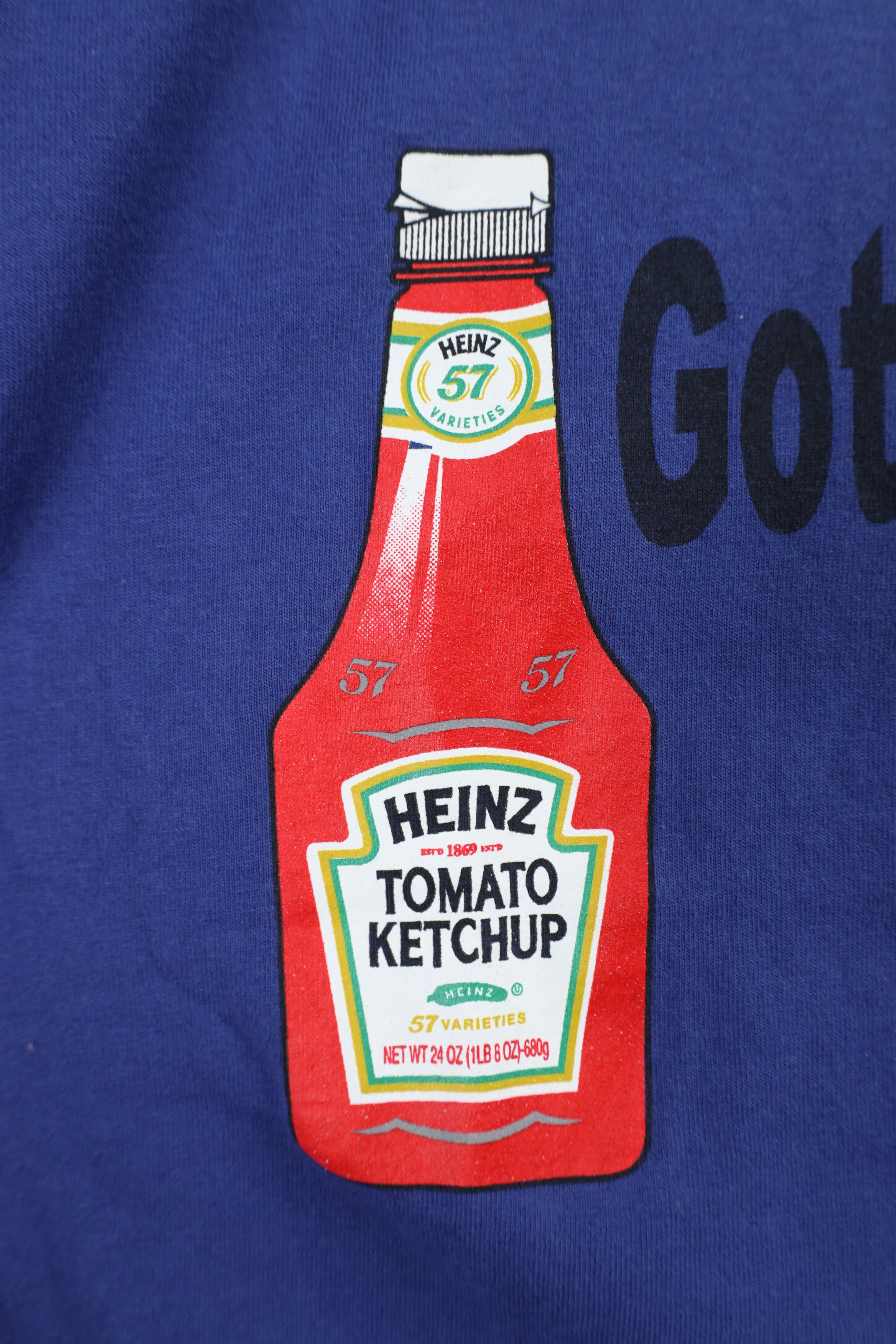Vintage Vintage 90s Y2K Tomato Ketchup Got Ketchup T-Shirt Blue Size US S / EU 44-46 / 1 - 5 Thumbnail