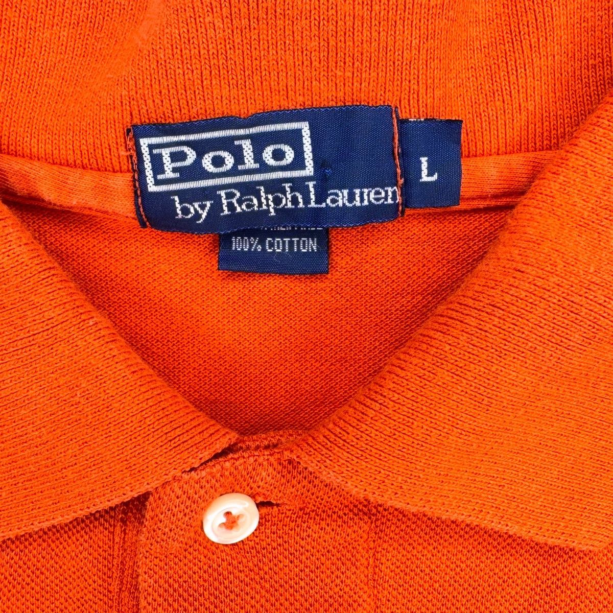 Polo Ralph Lauren Ralph Lauren Vintage Orange Men’s Polo T-Shirt Size US L / EU 52-54 / 3 - 2 Thumbnail