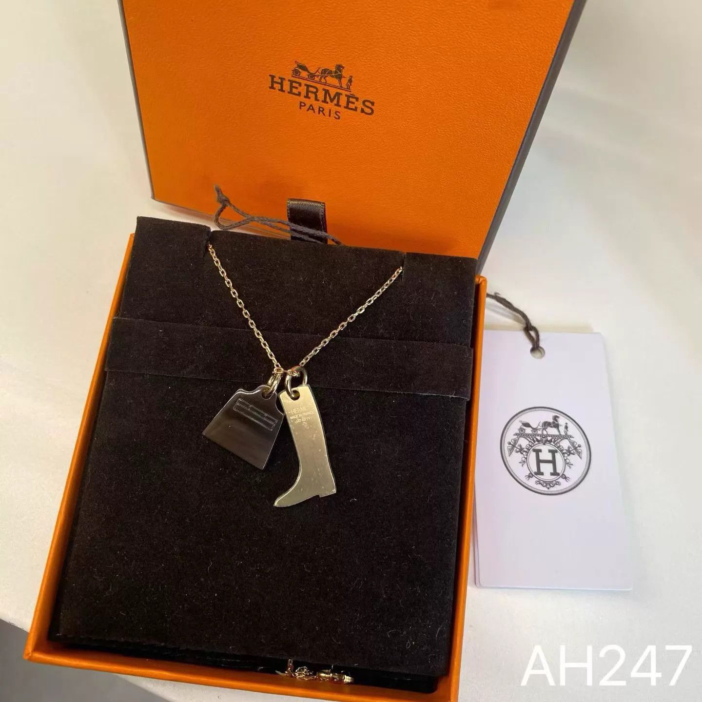 Hermes HERMES Kelly Necklace AH247 Unused 50cm Size ONE SIZE - 4 Thumbnail