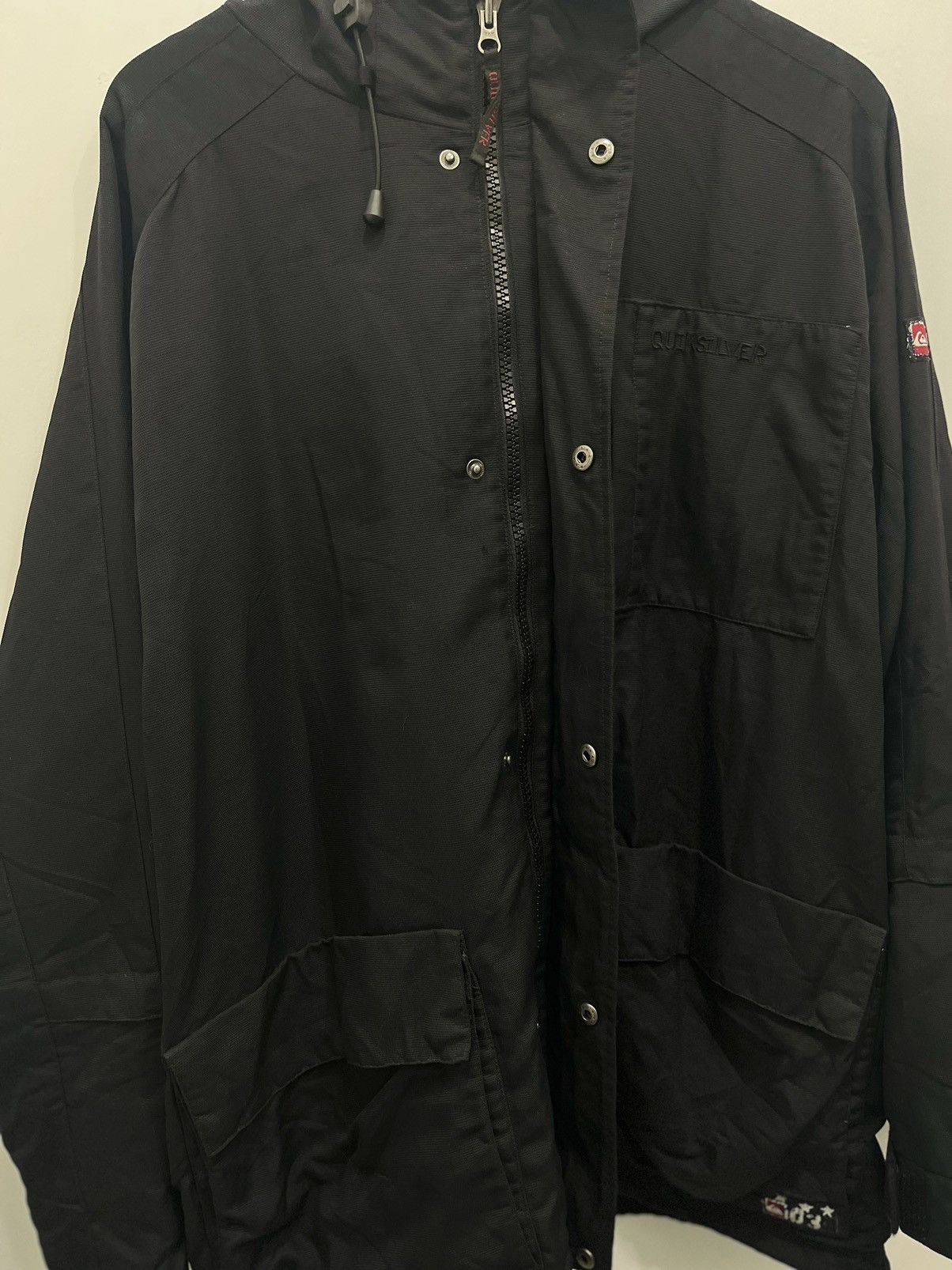 Quiksilver Quiksilver Outdoor Parka Light Jacket Hooded Zip Up 90s VTG Size US L / EU 52-54 / 3 - 6 Thumbnail