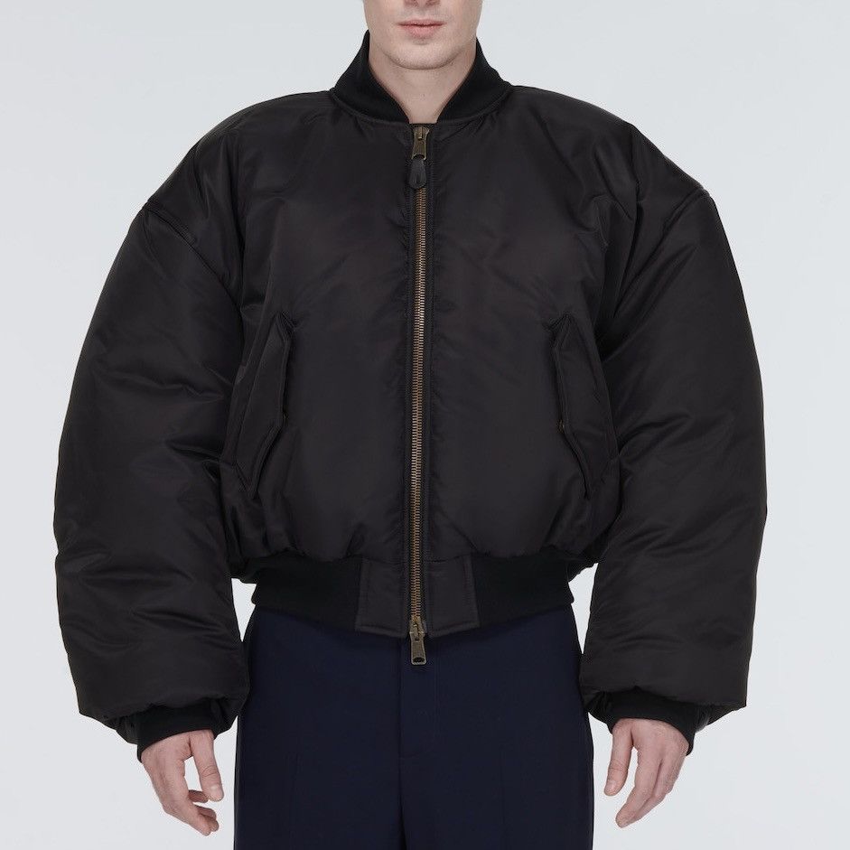 Balenciaga Balenciaga Cropped Oversized Jacket Size US L / EU 52-54 / 3 - 3 Thumbnail
