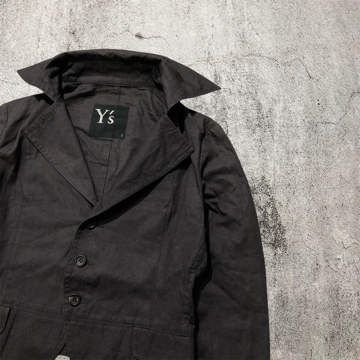 Yohji Yamamoto 🇯🇵 1990s Vintage Yohji Yamamoto Y’s Cropped Jacket Luxury Size M / US 6-8 / IT 42-44 - 2 Thumbnail